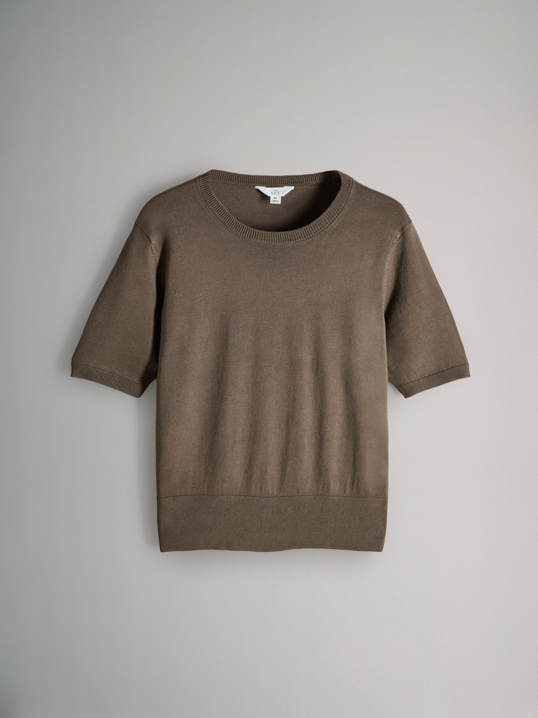 Chocolate Brown/Burgundy/Dark Pink/Brown - 4 Pack Long Sleeve Fine Knit T-Shirts - Image 4 of 6