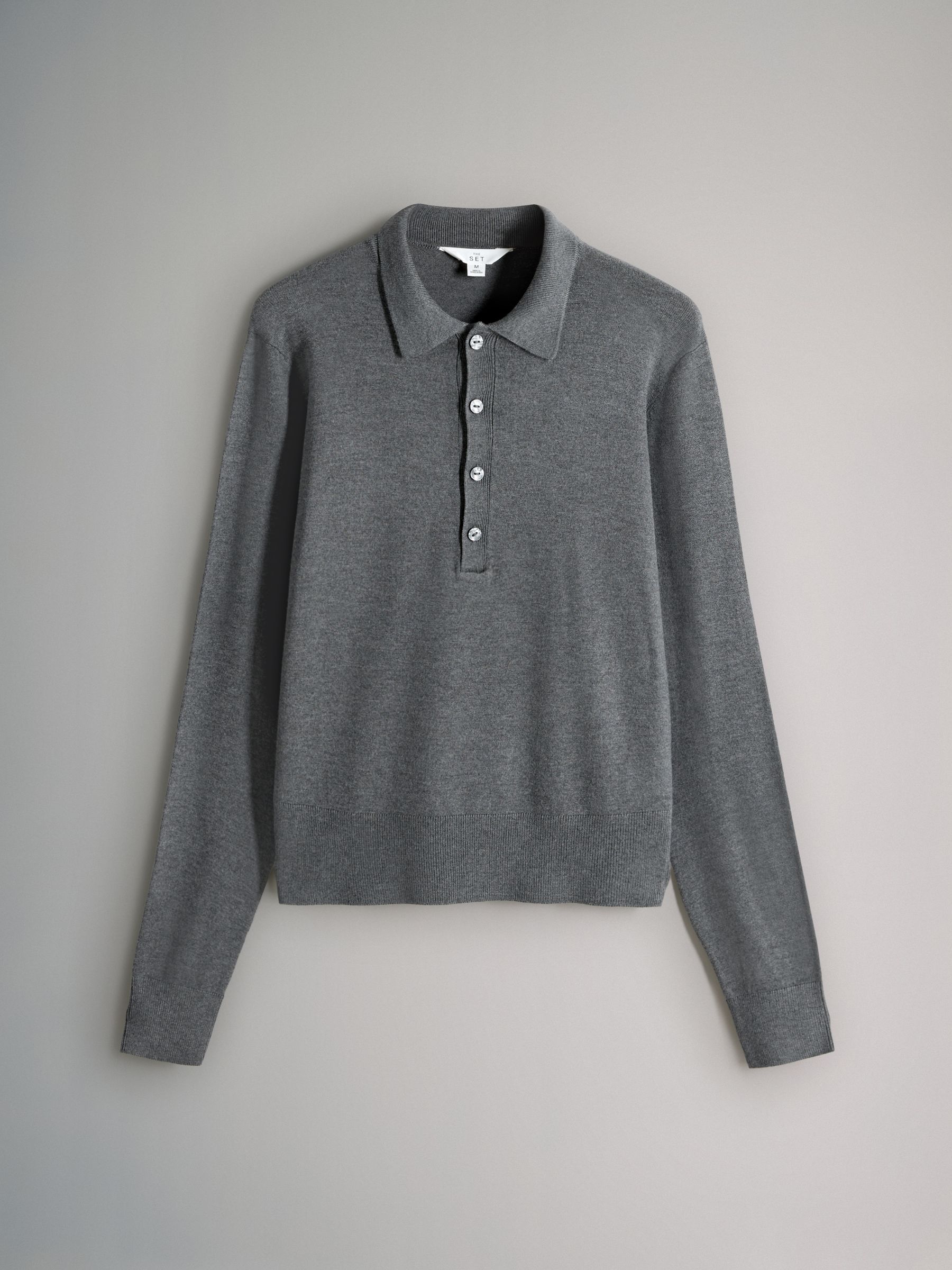 Fine Knit Collared Polo Jumpers 2 Pack - Image 7 of 10