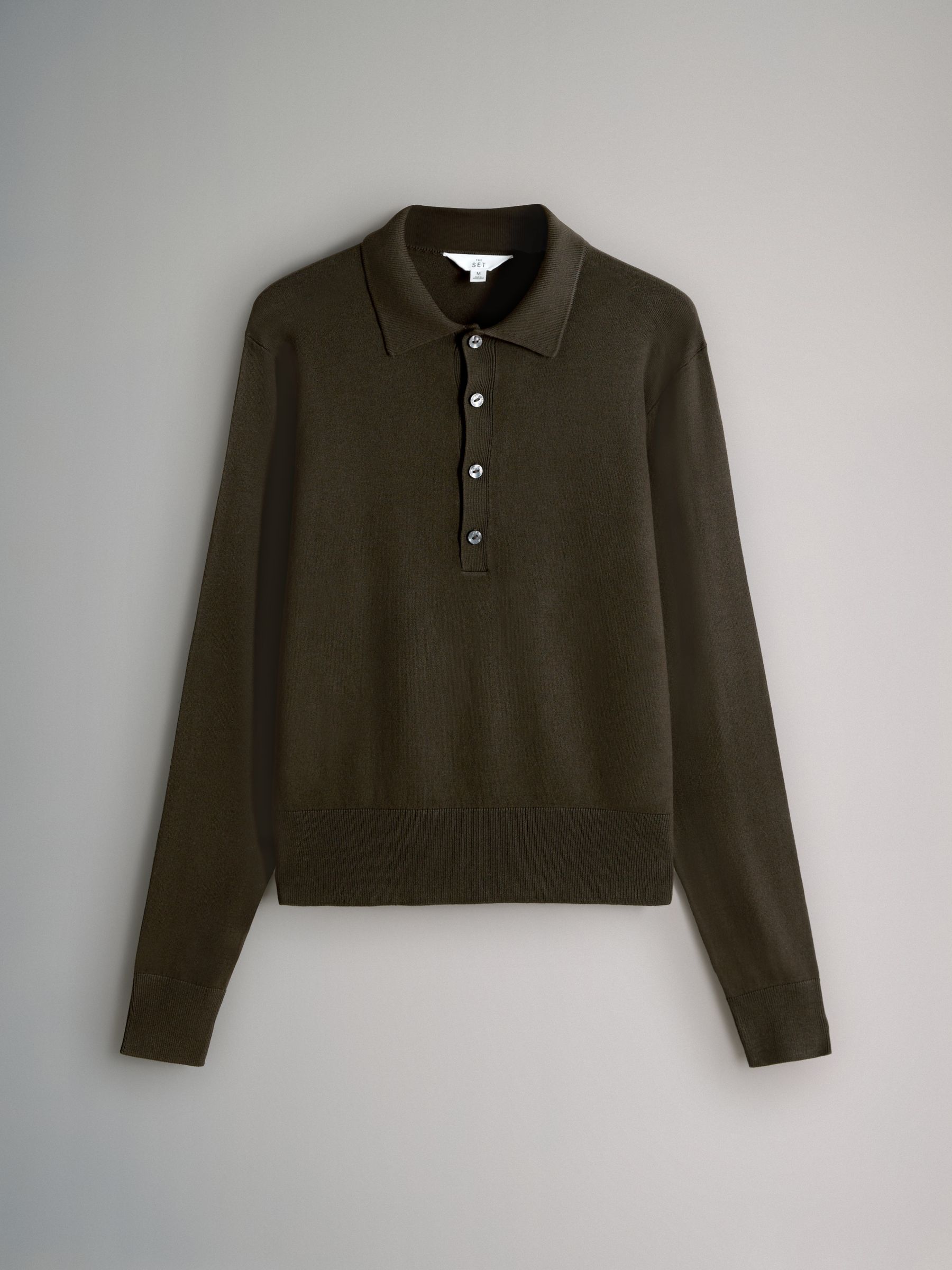 Fine Knit Collared Polo Jumpers 2 Pack - Image 8 of 10