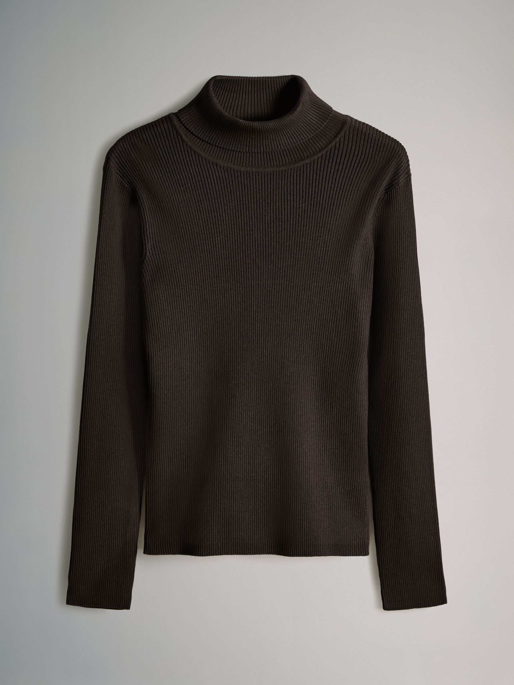 3 Pack Ribbed Knit Roll Neck Tops - Image 3 of 6