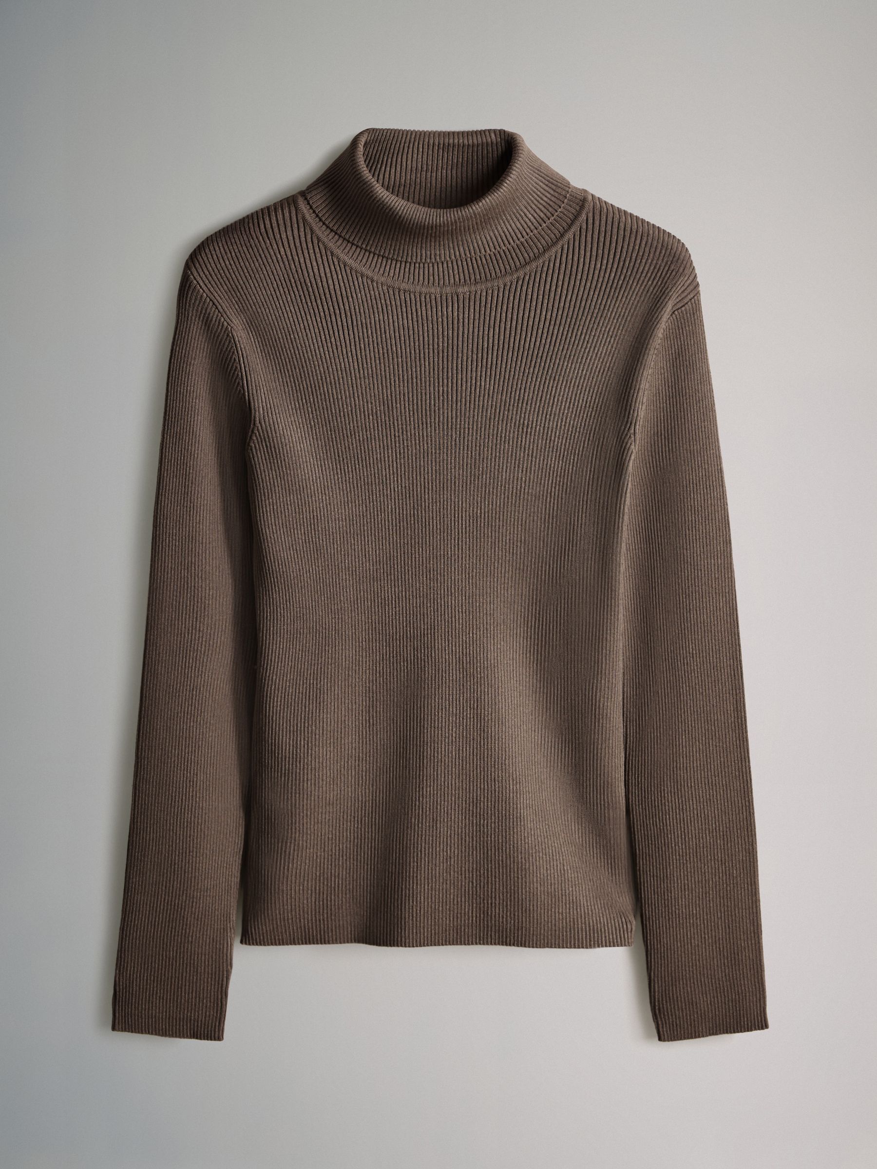 3 Pack Ribbed Knit Roll Neck Tops - Image 4 of 6