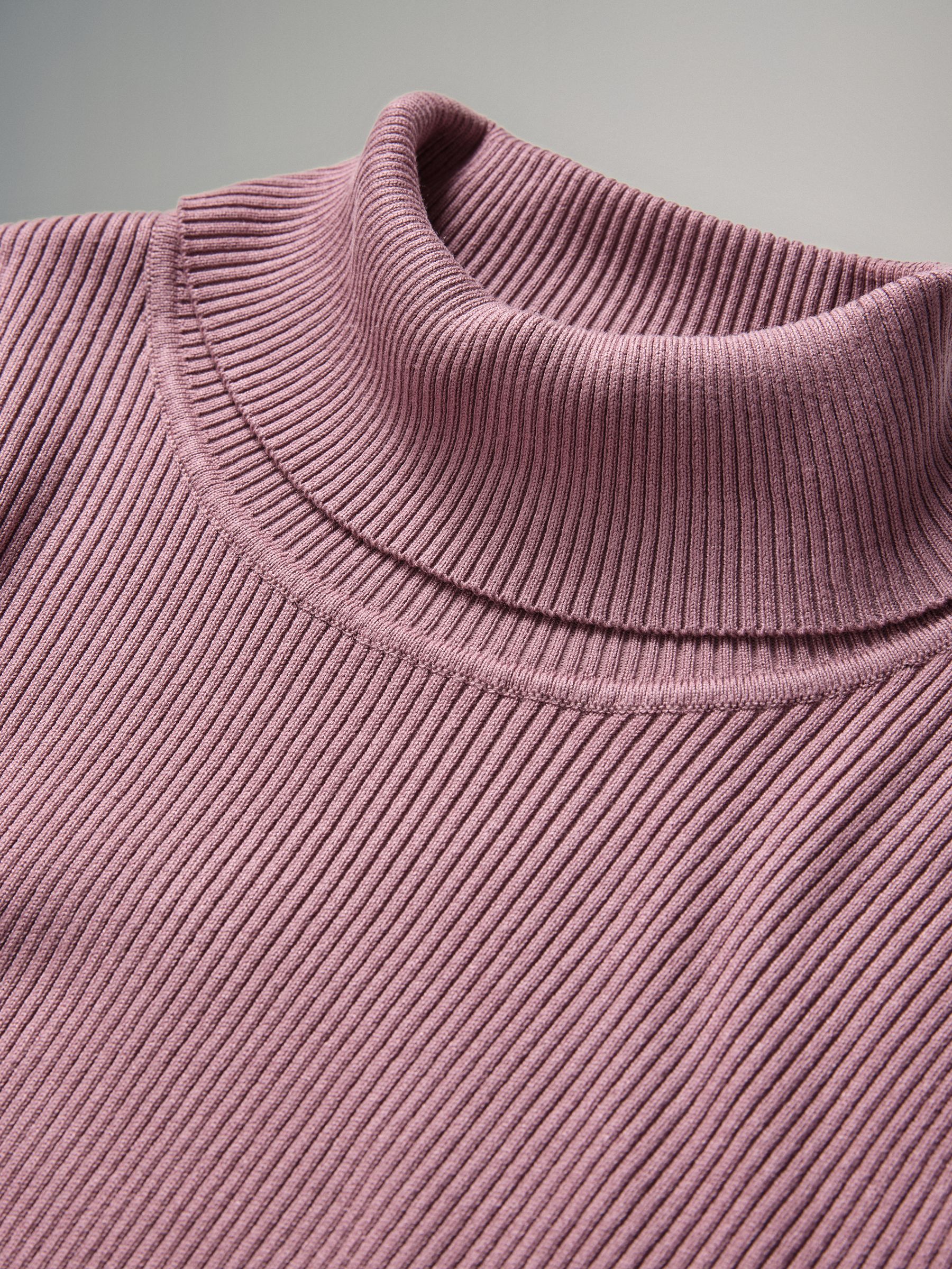3 Pack Ribbed Knit Roll Neck Tops - Image 5 of 6