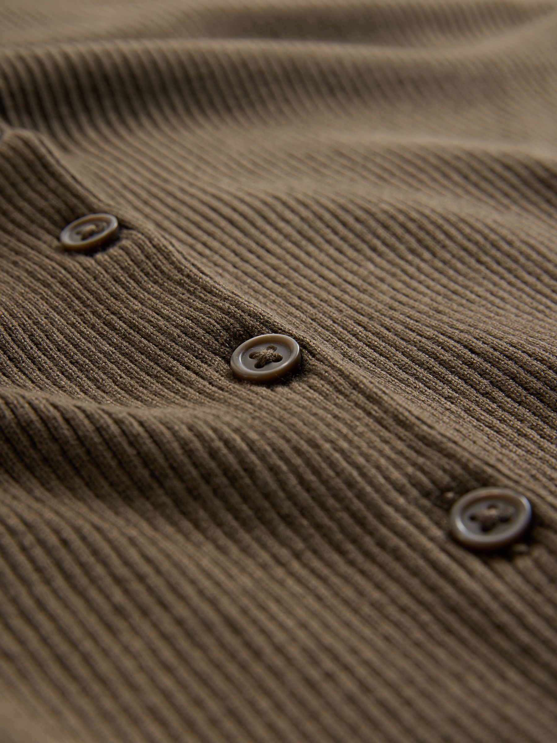 Black/Brown - 2 Pack Ribbed Knit Cardigans - Image 6 of 6