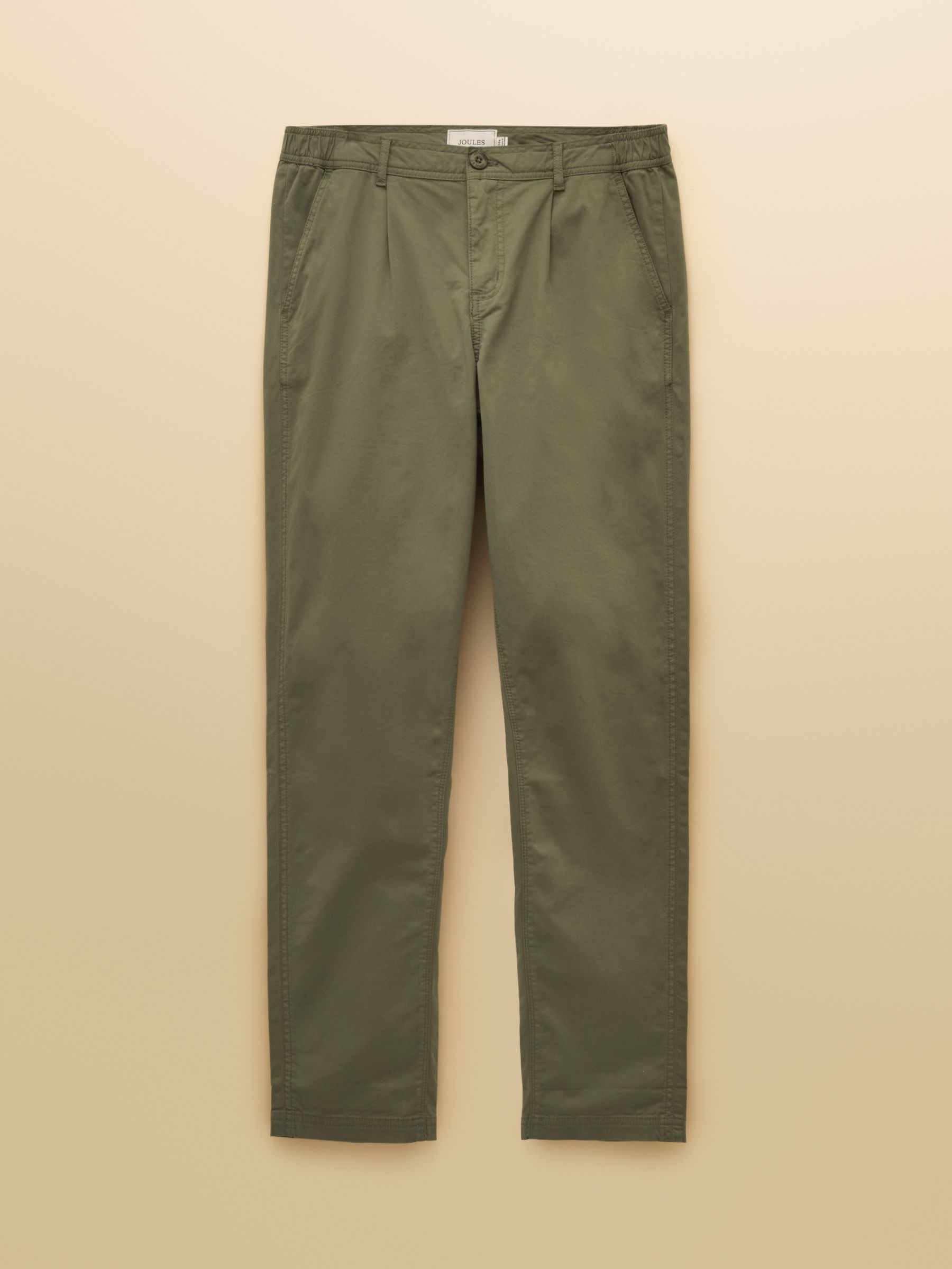 Norfolk Khaki Green Relaxed Fit Chino Trousers - Image 7 of 7