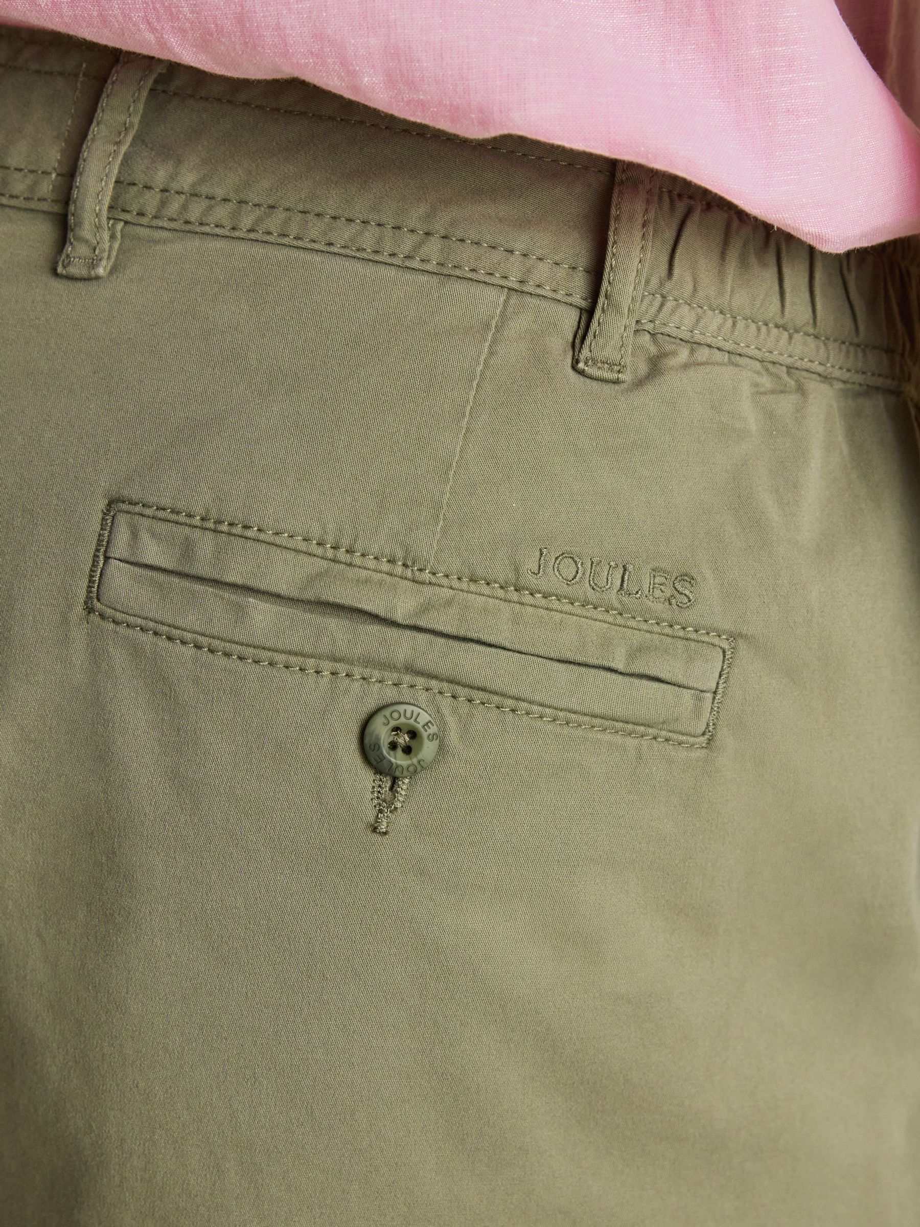 Norfolk Khaki Green Relaxed Fit Chino Trousers - Image 8 of 9