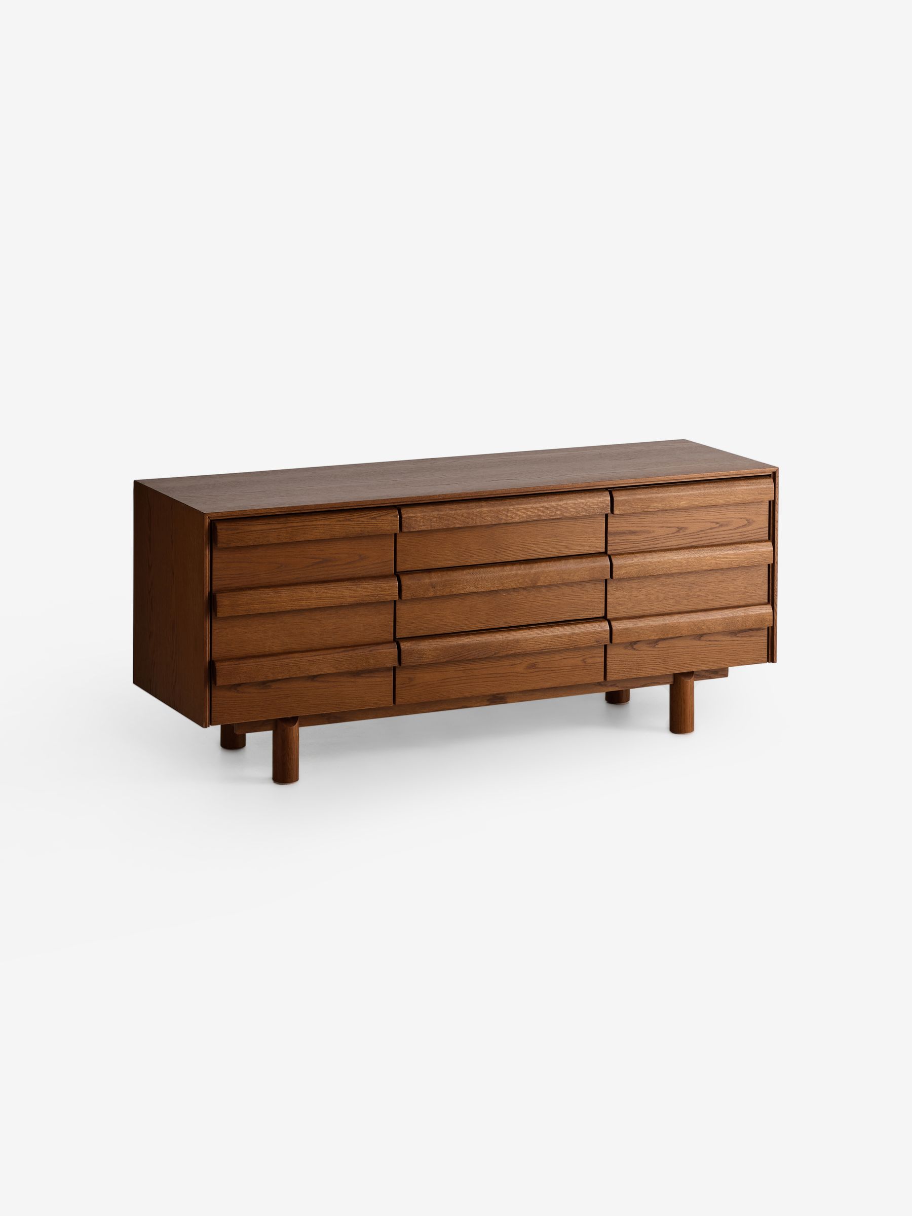 Plinth Large Sideboard in Oak - Image 4 of 7