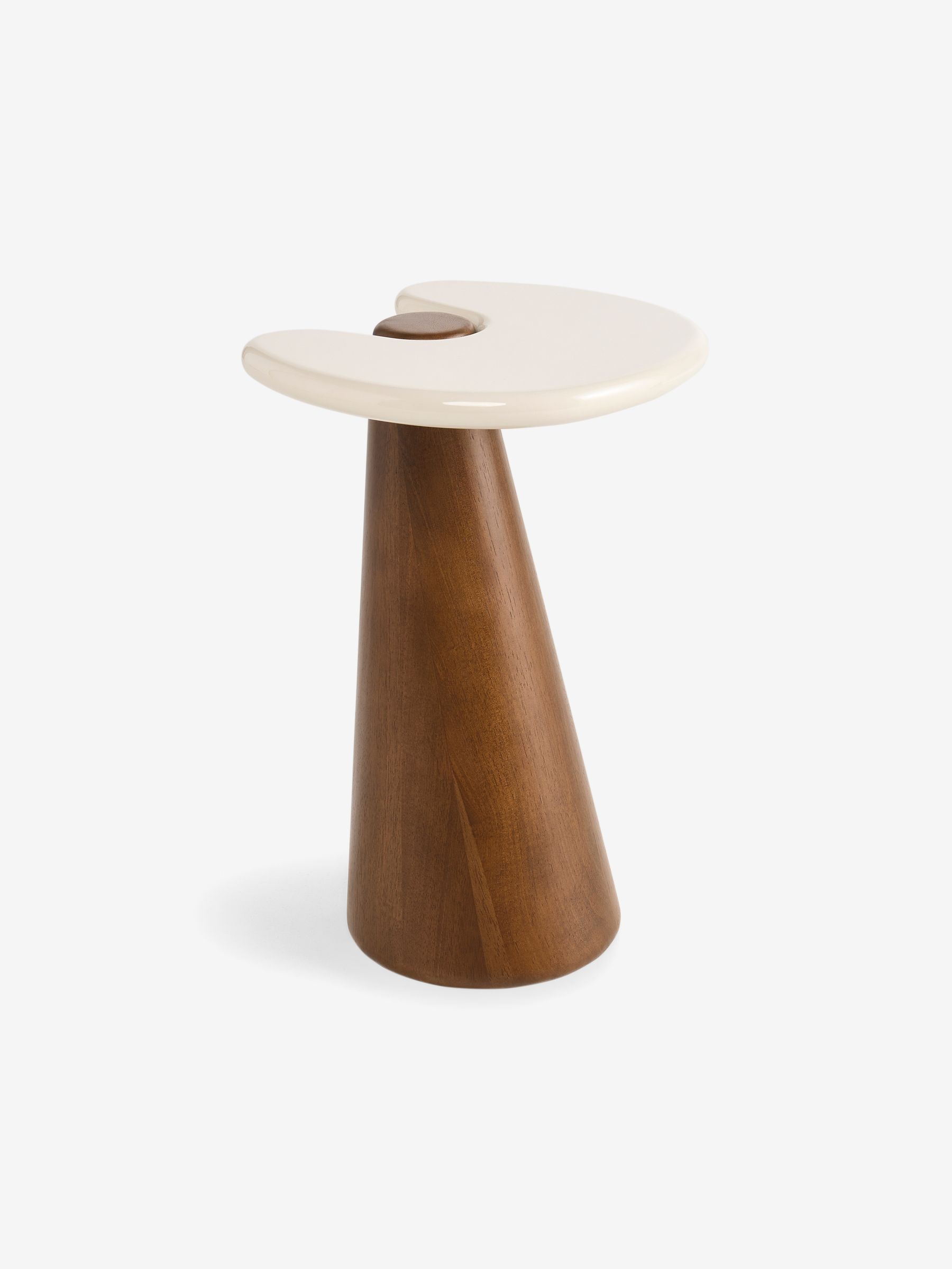Finlo Side Table in Dark Brown - Image 4 of 5