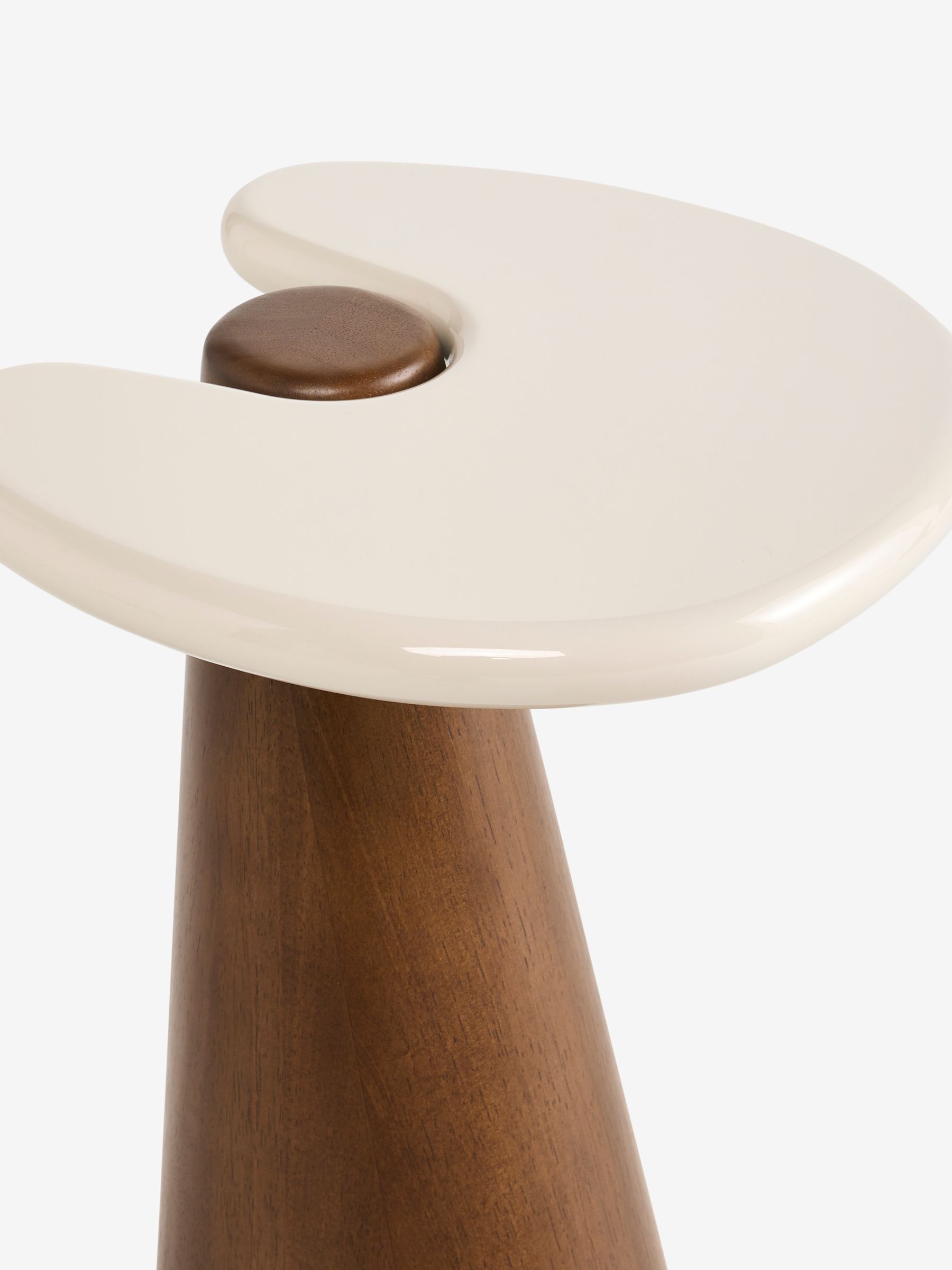 Finlo Side Table in Dark Brown - Image 5 of 5