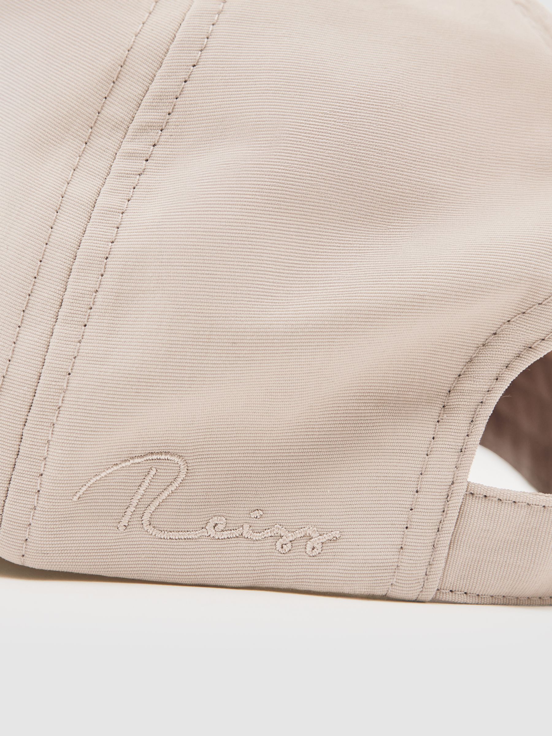 Embroidered-Logo Tech Baseball Cap in Stone - Image 5 of 5