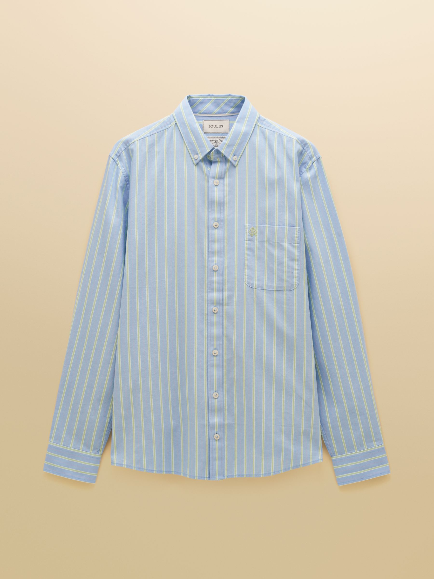 Blue & White Striped Classic Fit Oxford Shirt - Image 13 of 13