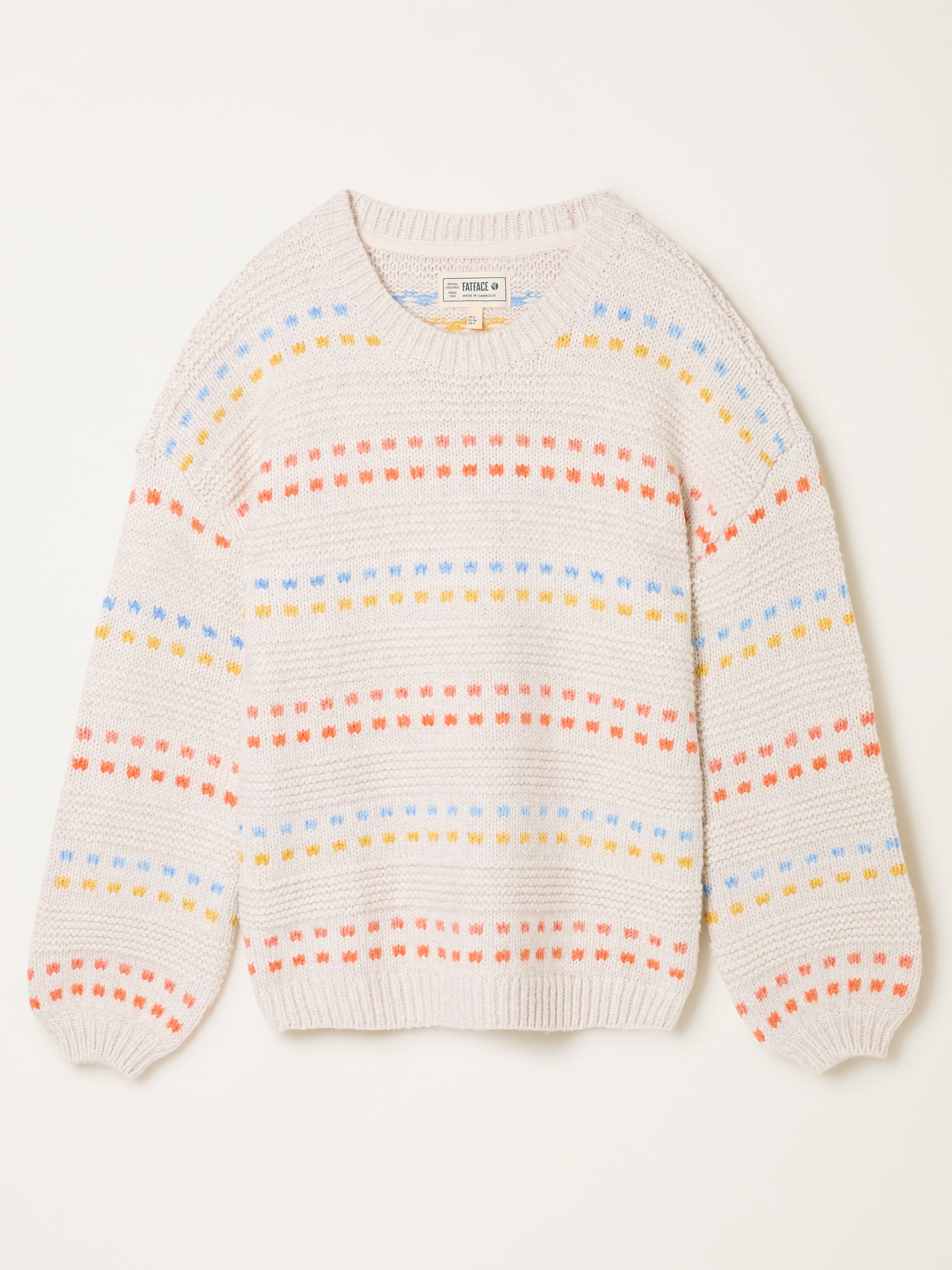 Isla Ivory Pattern Jumper - Image 6 of 6