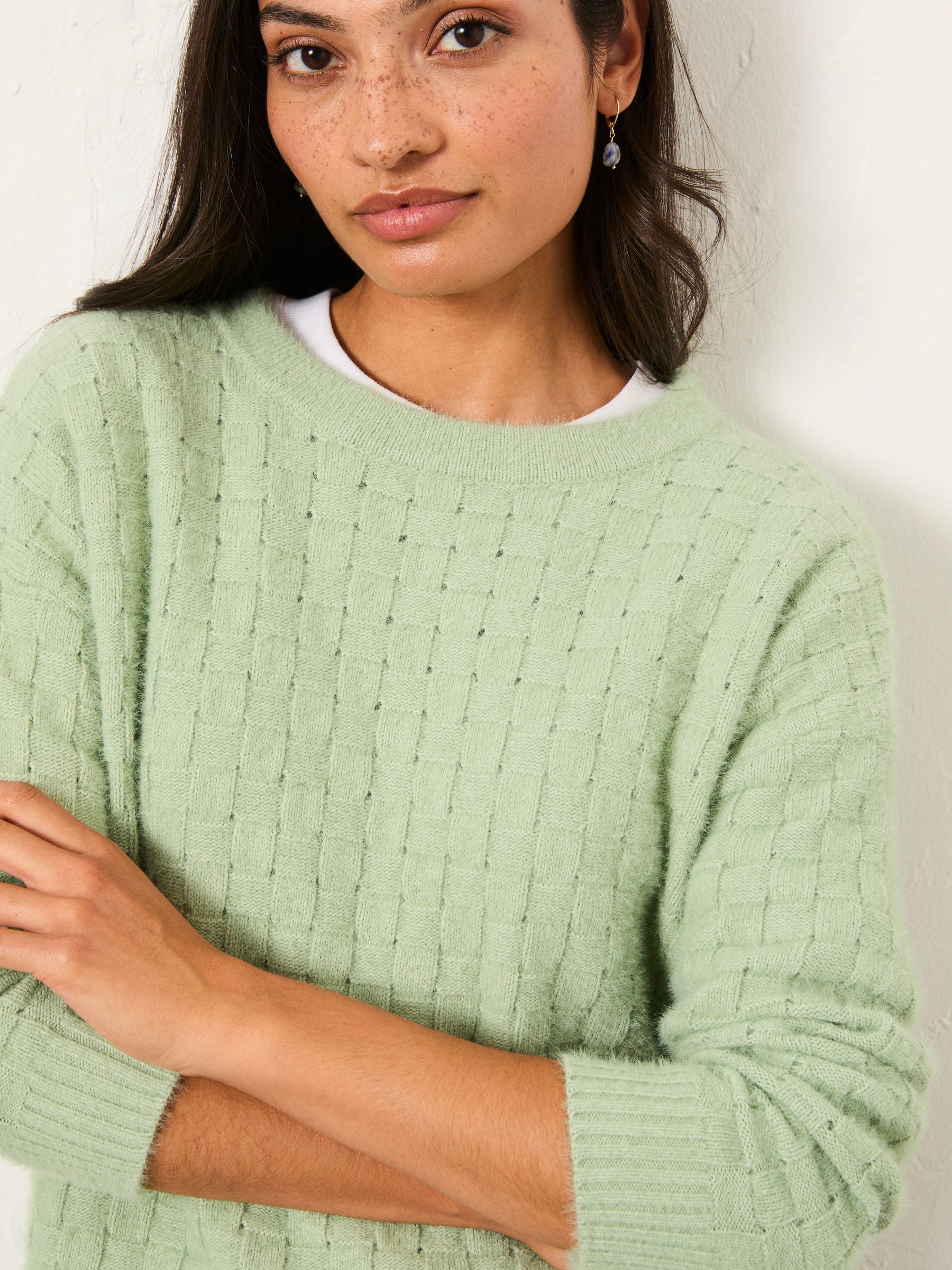 Gracie Mint Green Knitted Jumper - Image 3 of 6