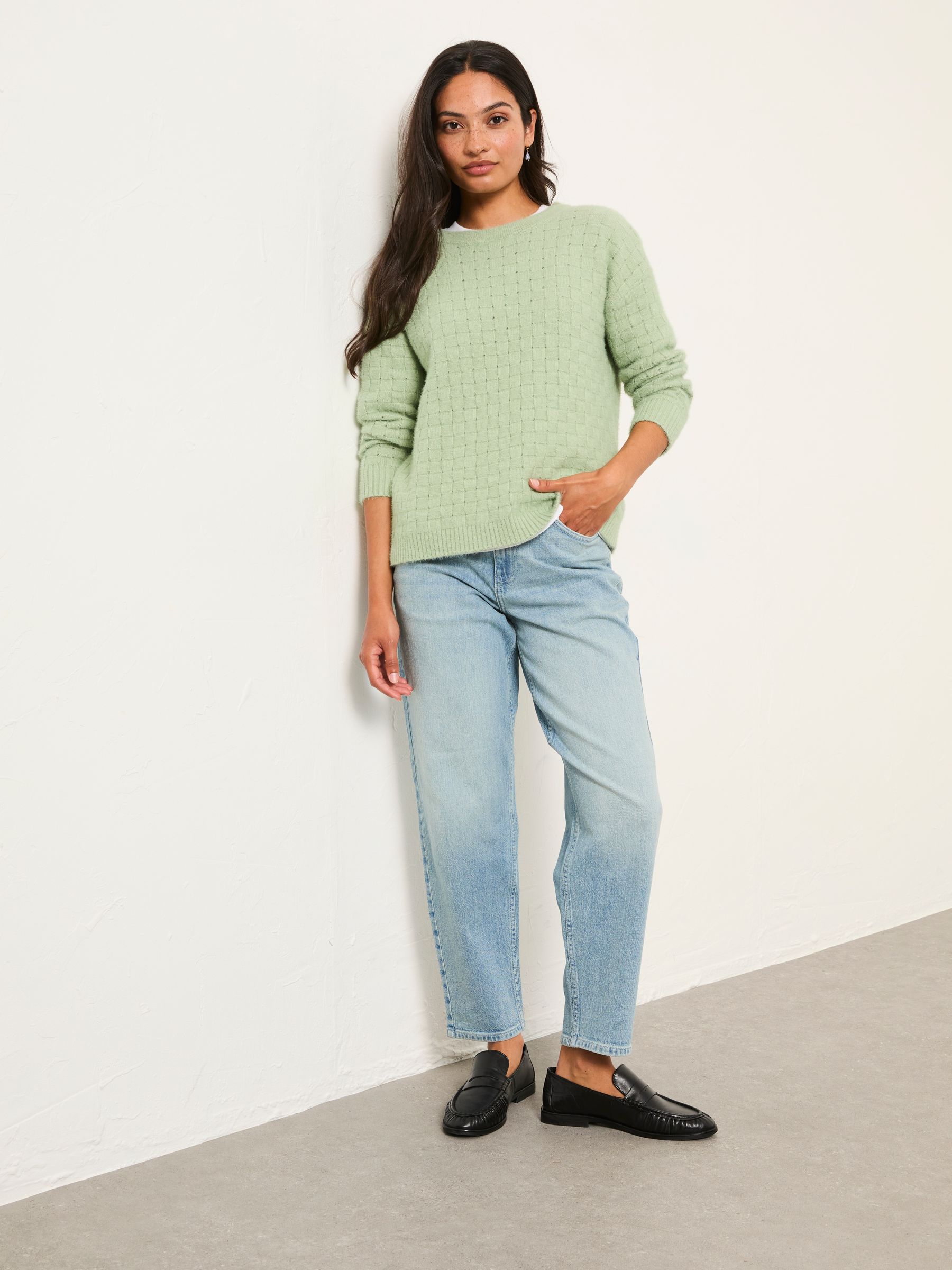 Gracie Mint Green Knitted Jumper - Image 4 of 6