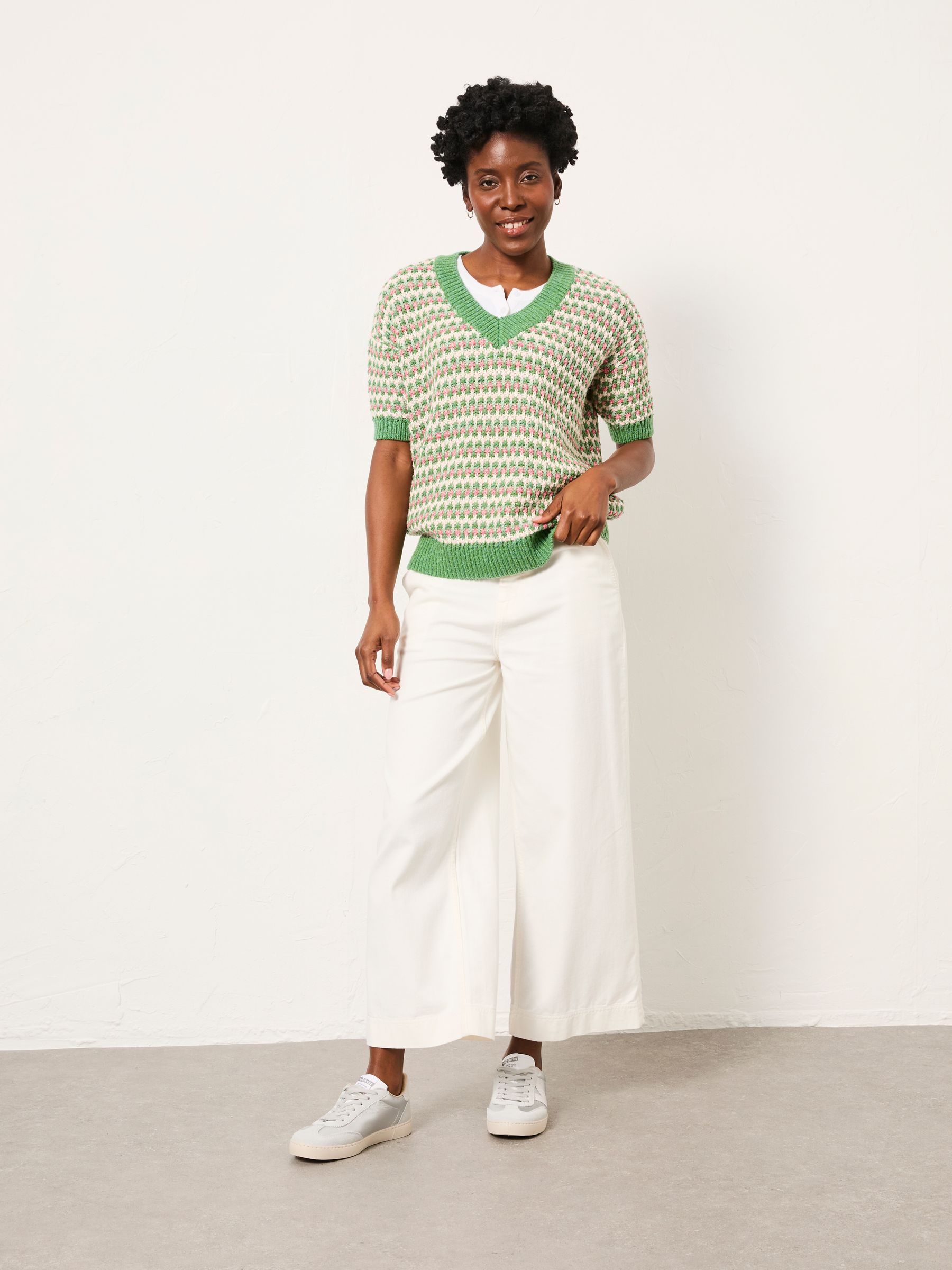 Hattie Green Pattern Jumper - Image 3 of 6