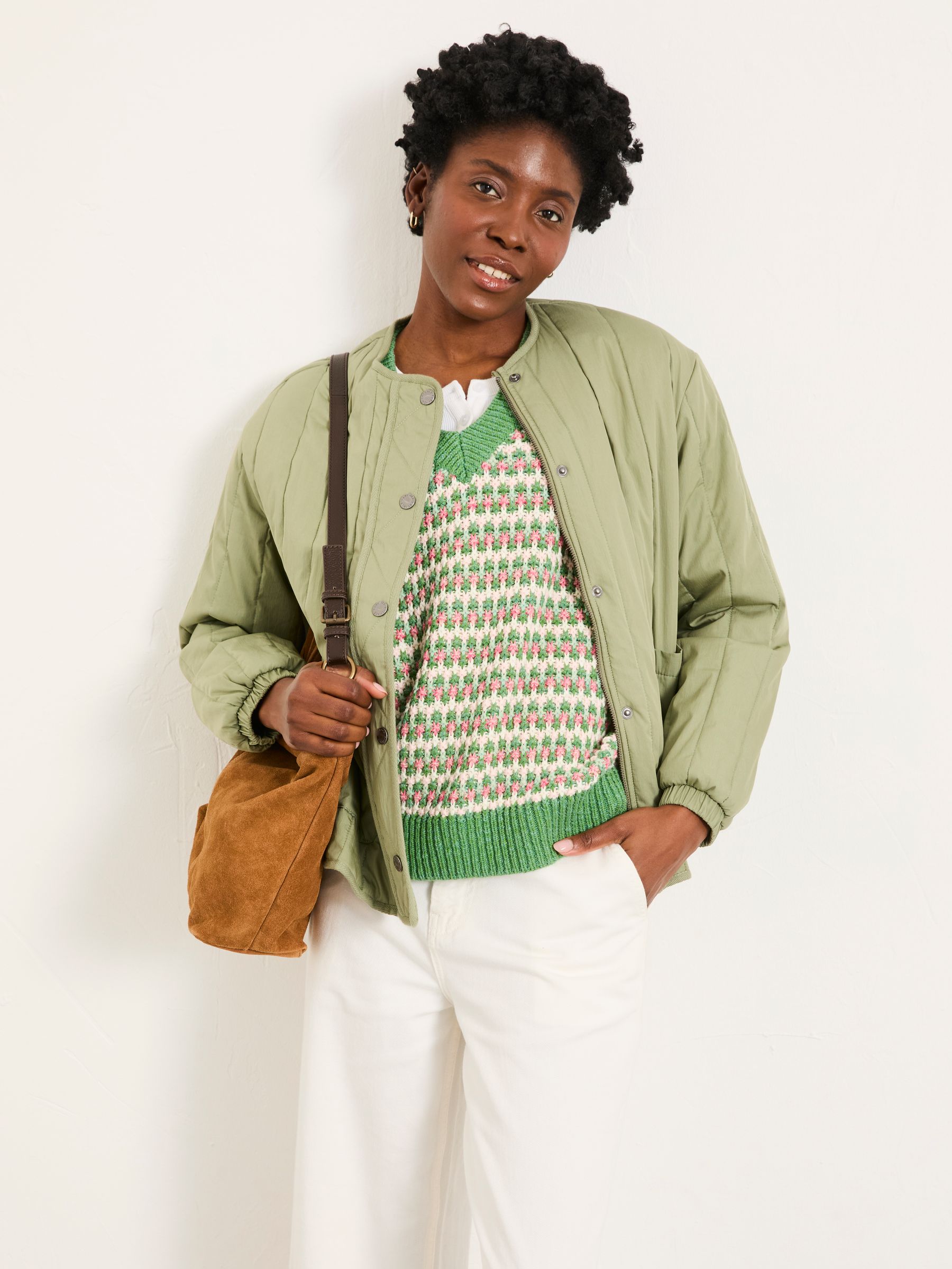 Hattie Green Pattern Jumper - Image 5 of 6