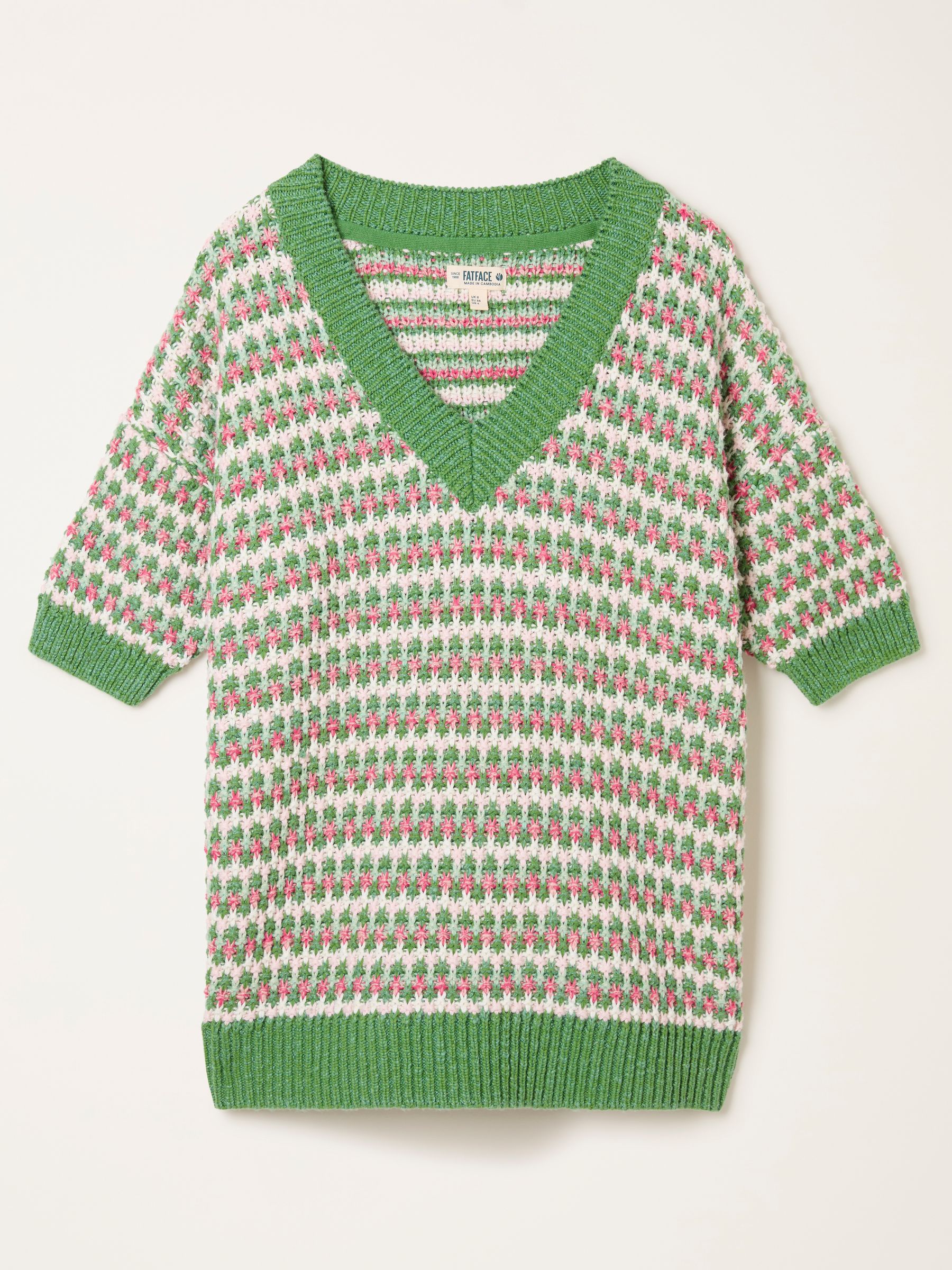 Hattie Green Pattern Jumper - Image 6 of 6