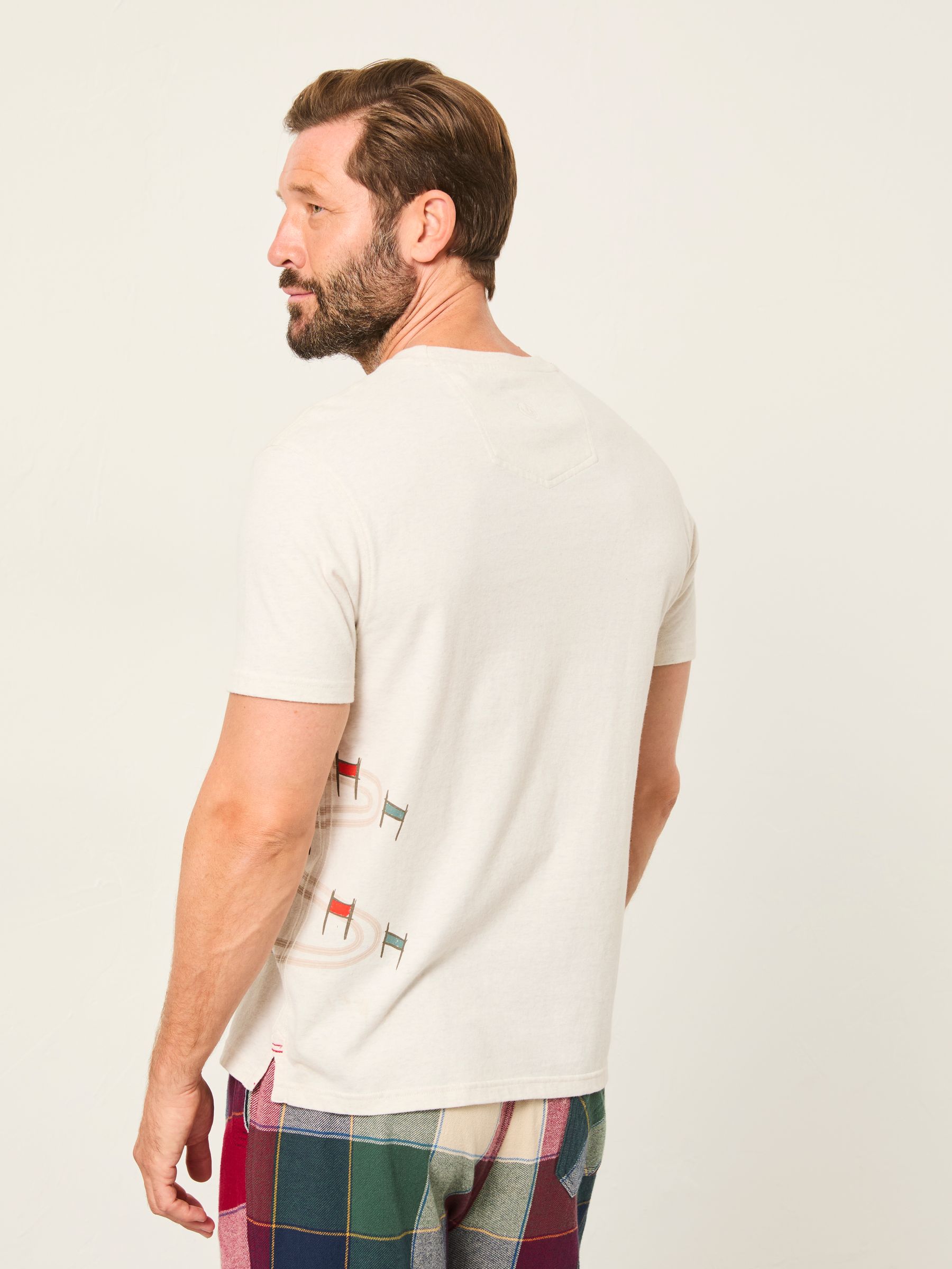 White Slalom Ski T-Shirt - Image 2 of 6