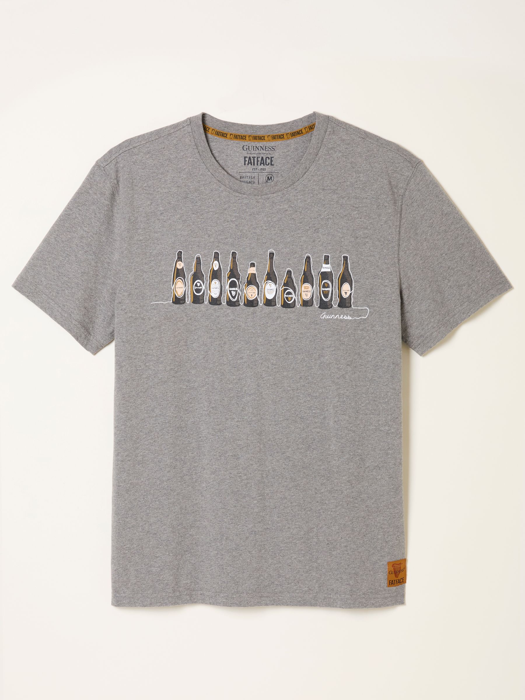 Grey Guinness Bottle Graphic T-Shirt - Image 5 of 5 Grey Guinness Bottle Graphic T-Shirt - Image 5 of 5