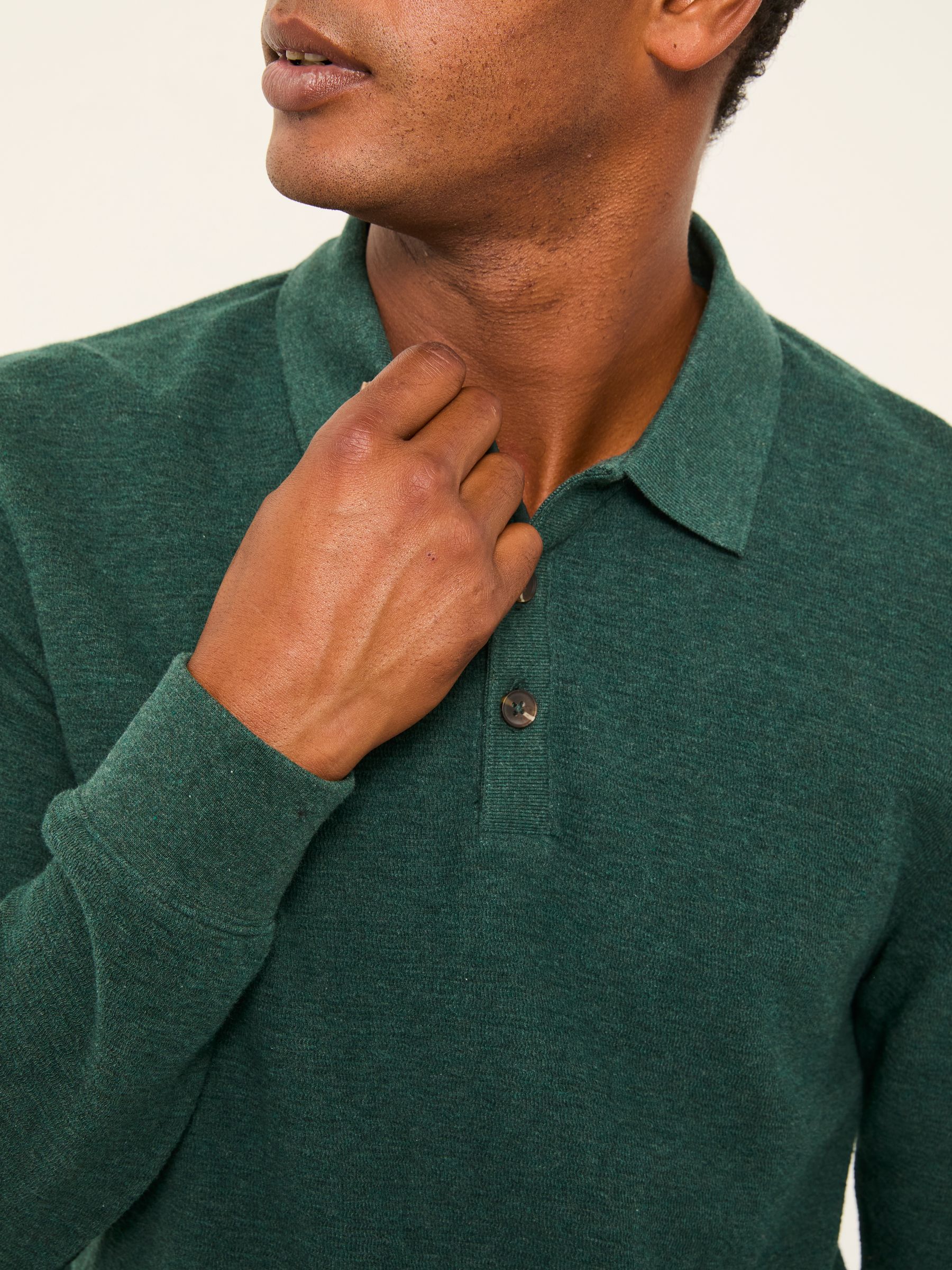 Shawford Green Long Sleeve Polo - Image 3 of 5