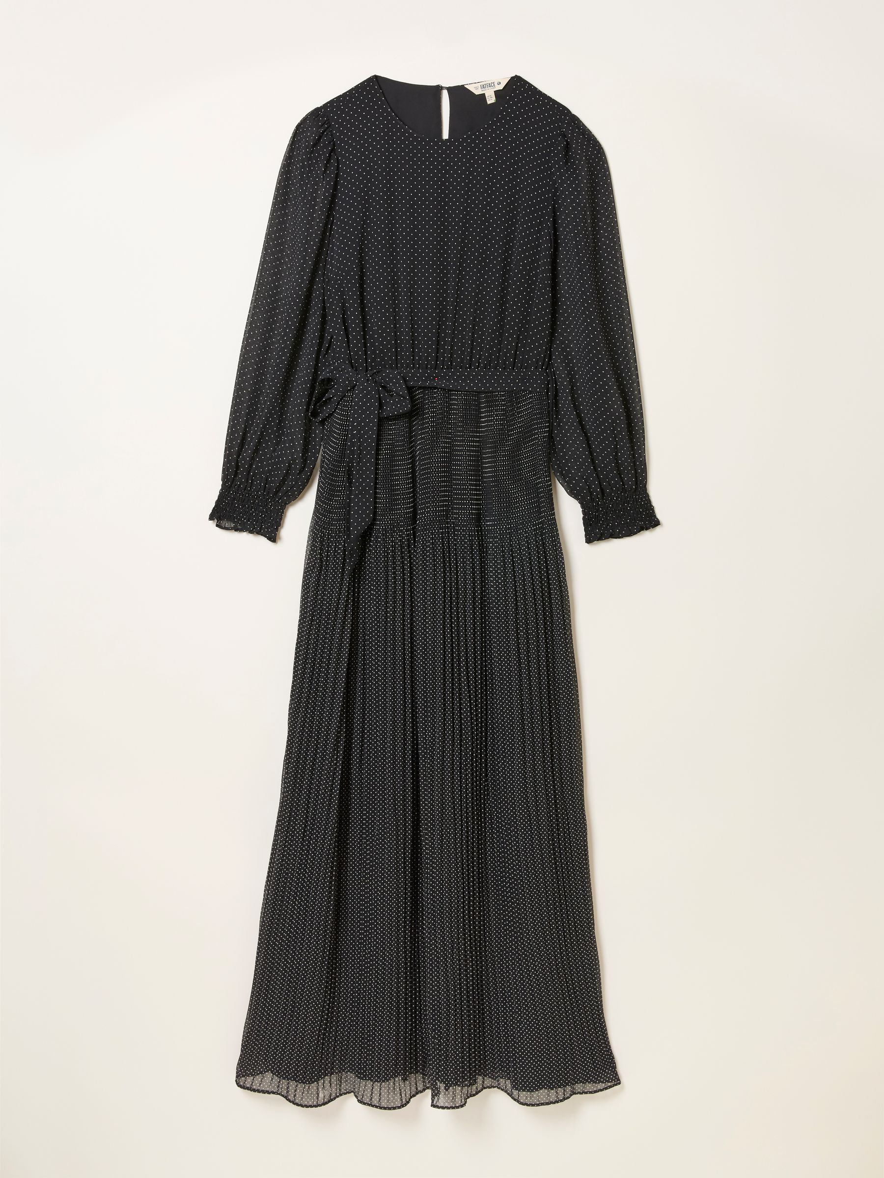 Darcy Black Pin Spot Regular Darcy Midi Dress - Image 6 of 6
