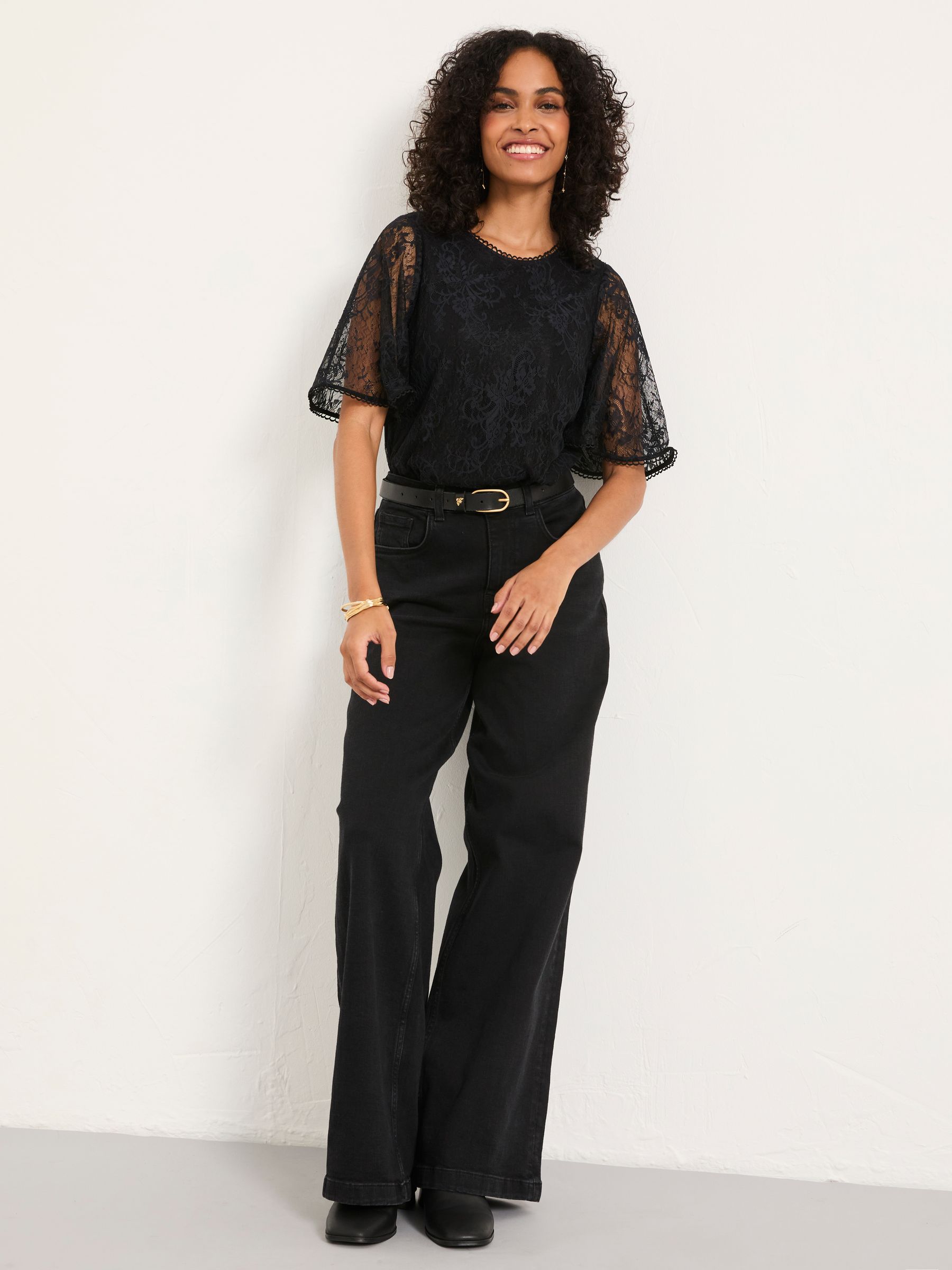 Claudi Black Lace Blouse - Image 3 of 7