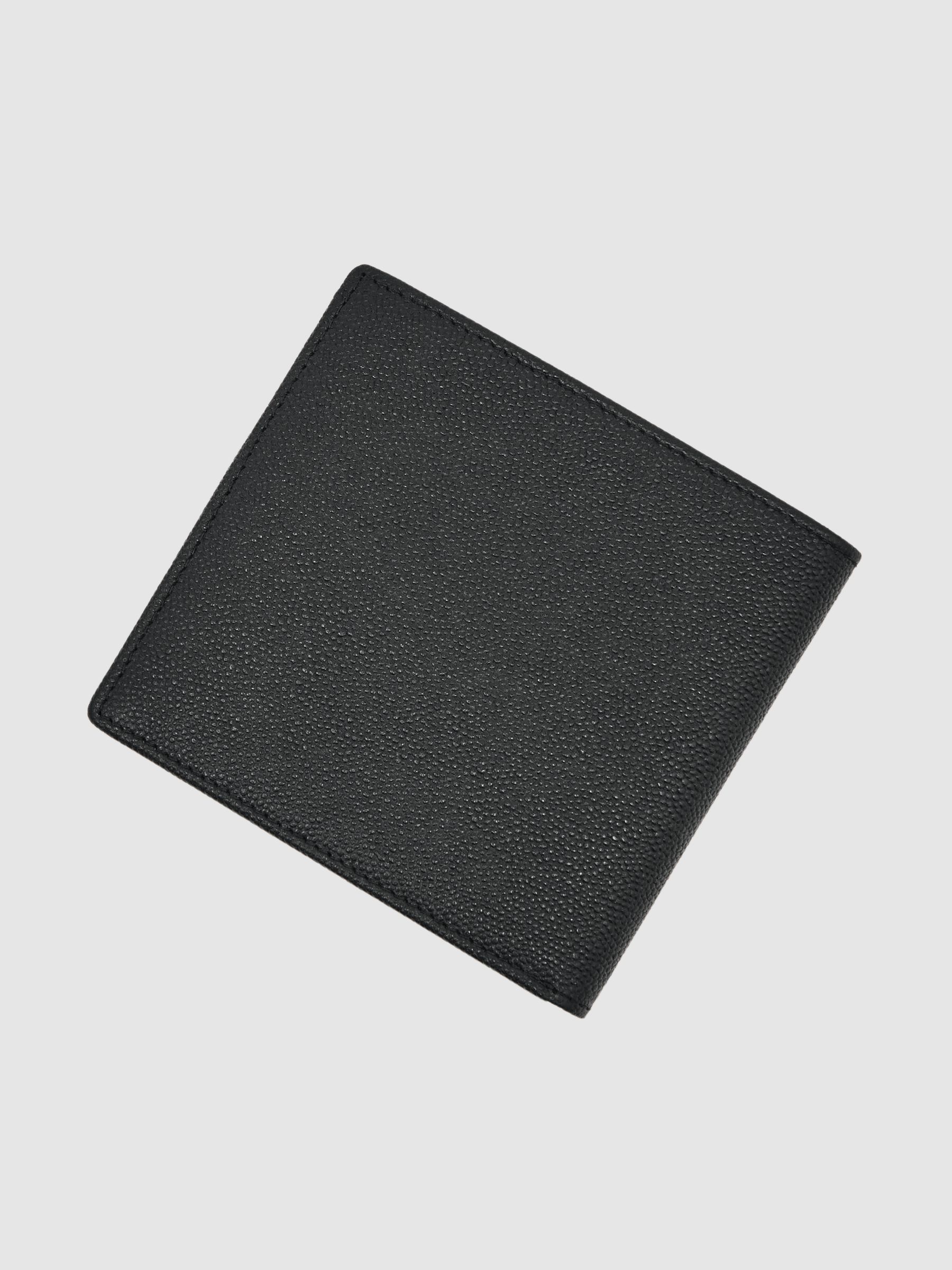 Micro-Grain Leather Wallet in Black - image 2