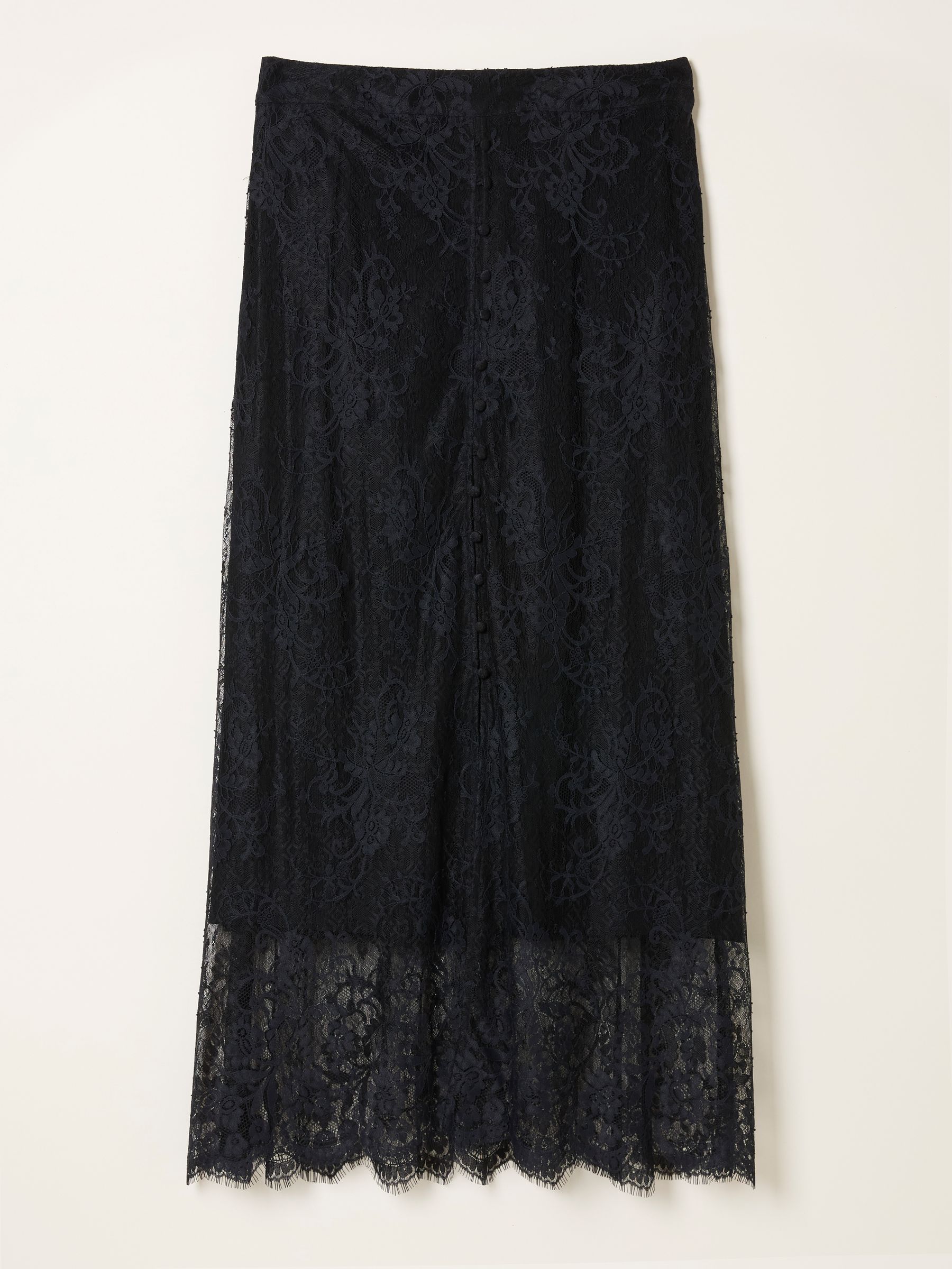 Nancy Black Lace Midi Skirt - Image 6 of 6