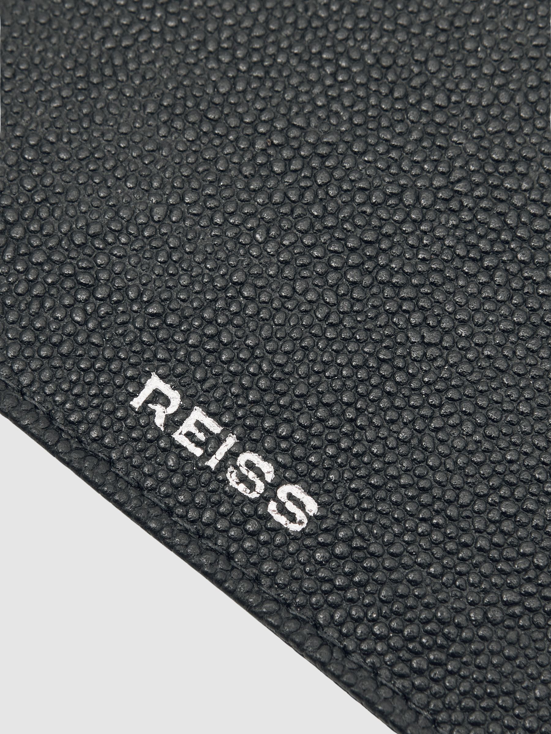 Micro-Grain Leather Cardholder in Black - image 2