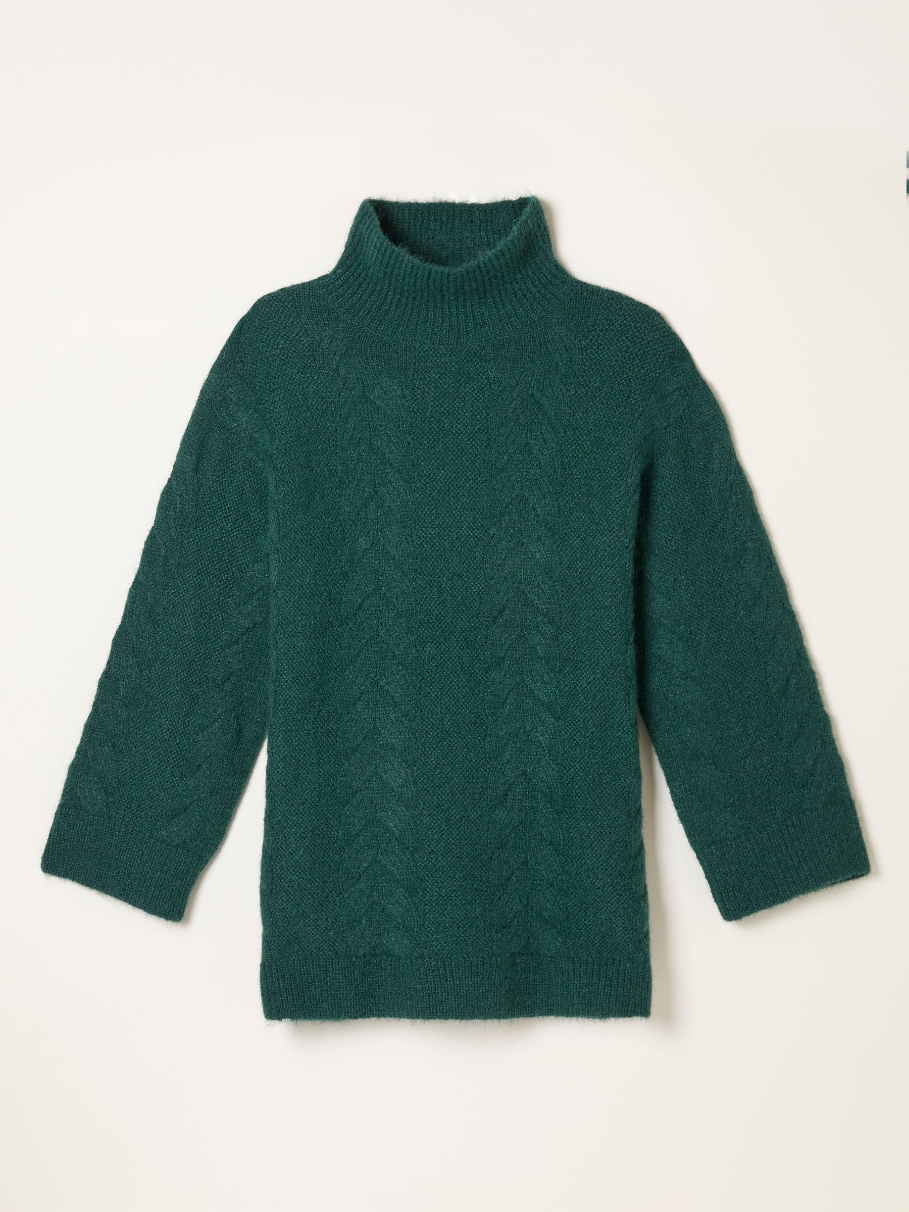 Celia Jade Green Knitted Roll Neck Jumper - Image 6 of 6