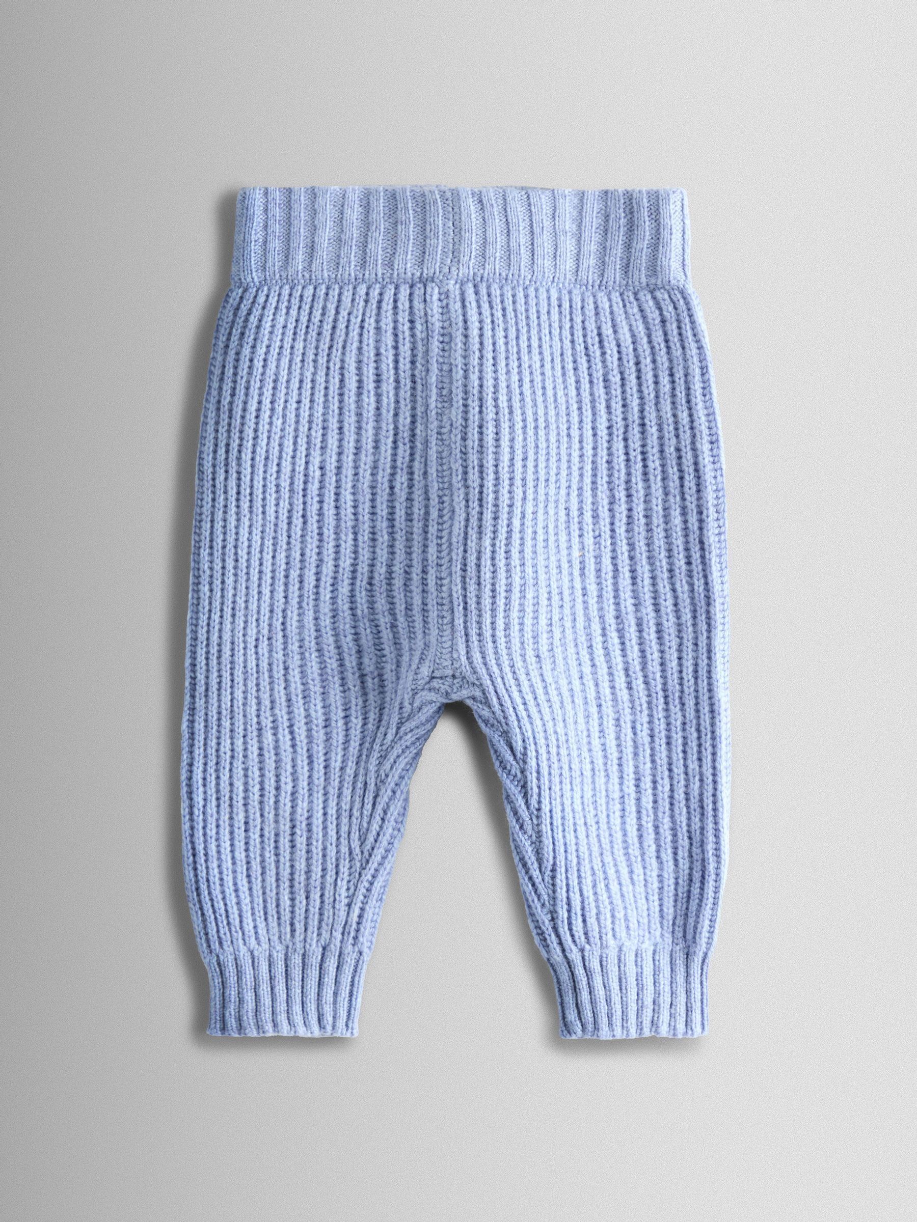 Blue Knit Top & Bottom Set - Image 4 of 6