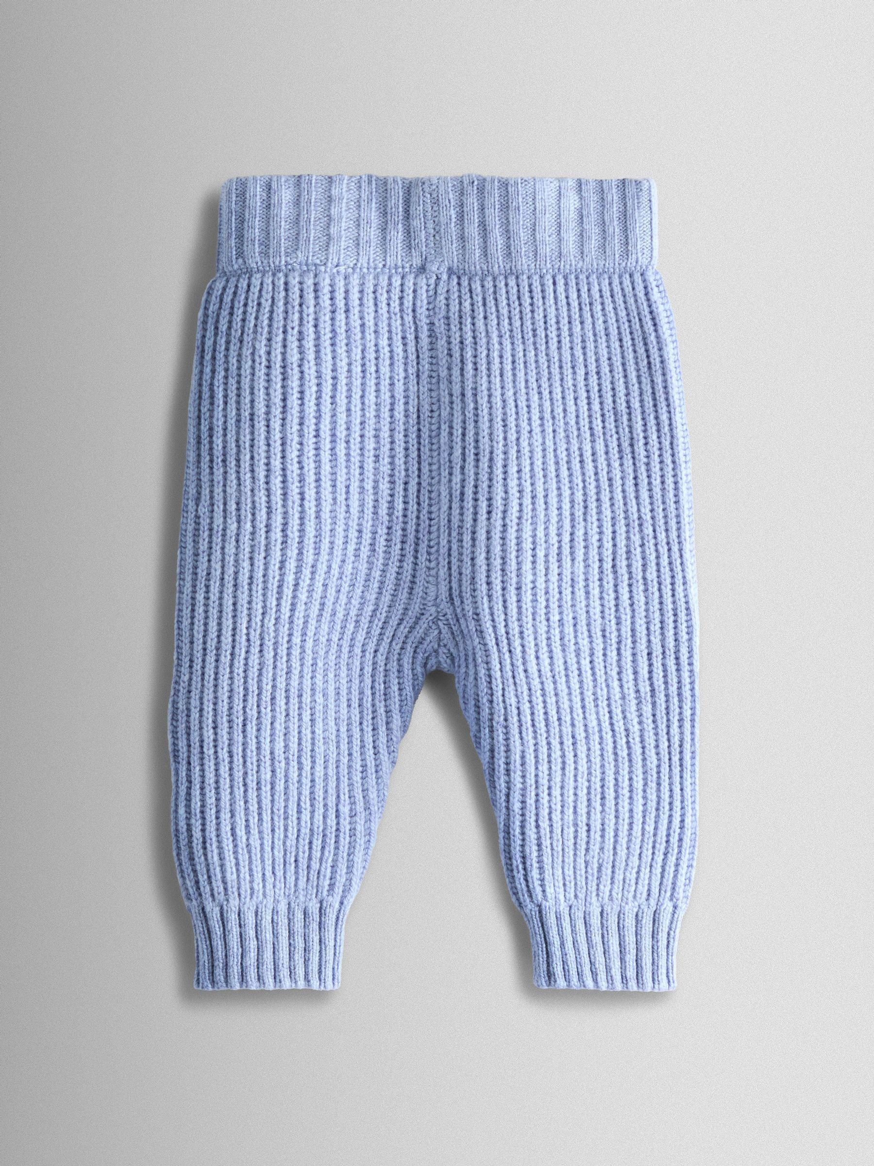 Blue Knit Top & Bottom Set - Image 5 of 6