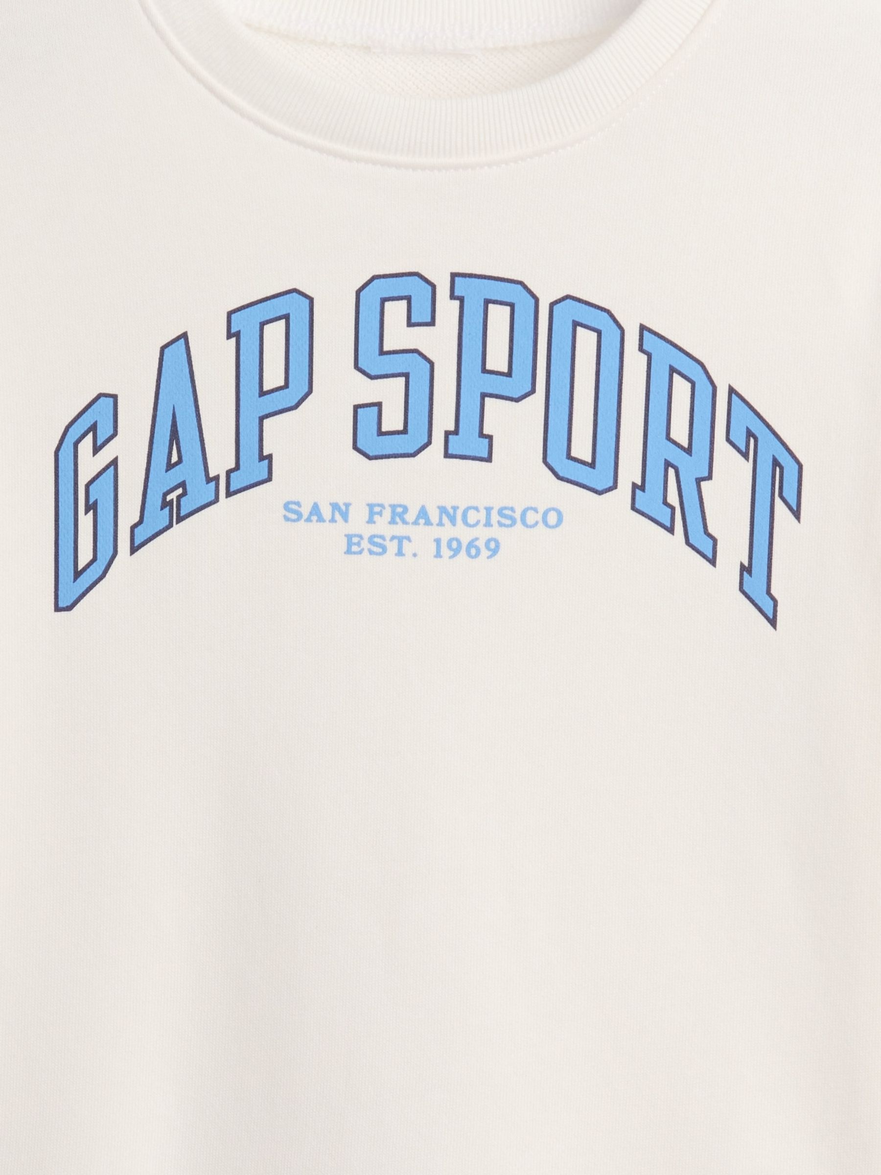 White Logo Terry Crew Neck T-Shirt (6mths-5yrs) - Image 3 of 3