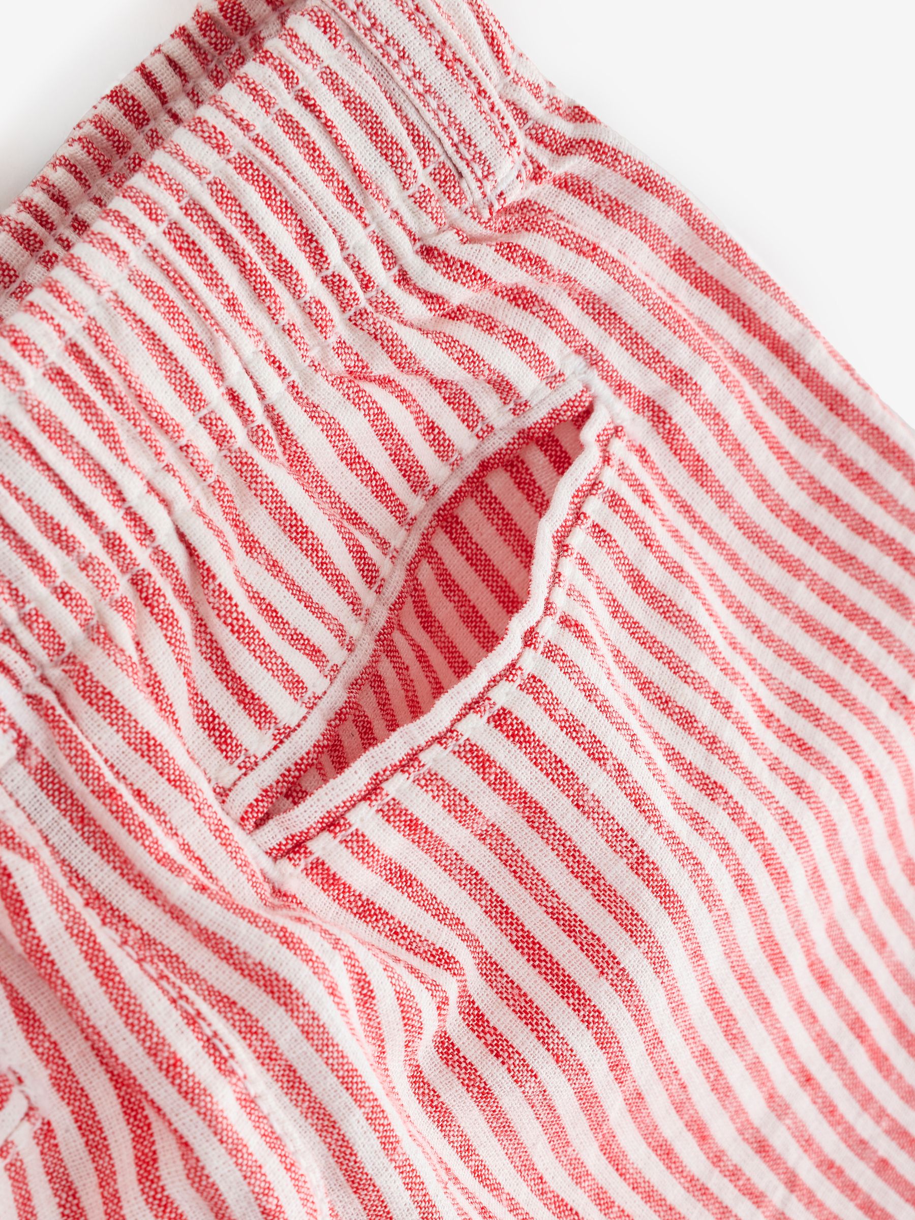 Red Stripe Linen-Cotton Shorts (6mths-5yrs) - Image 4 of 4