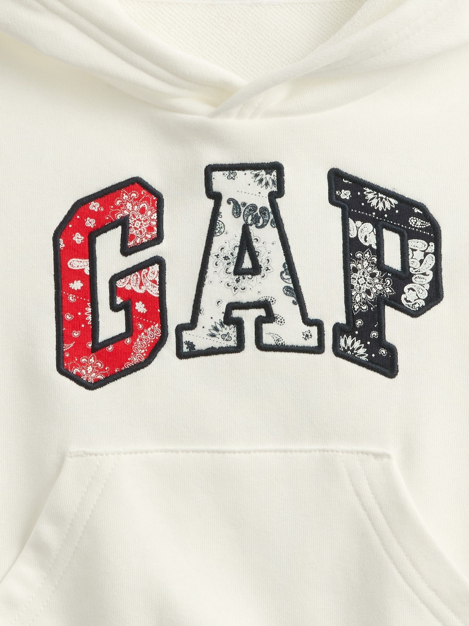 White Relaxed Logo Hoodie (6mths-5yrs) - Image 3 of 3