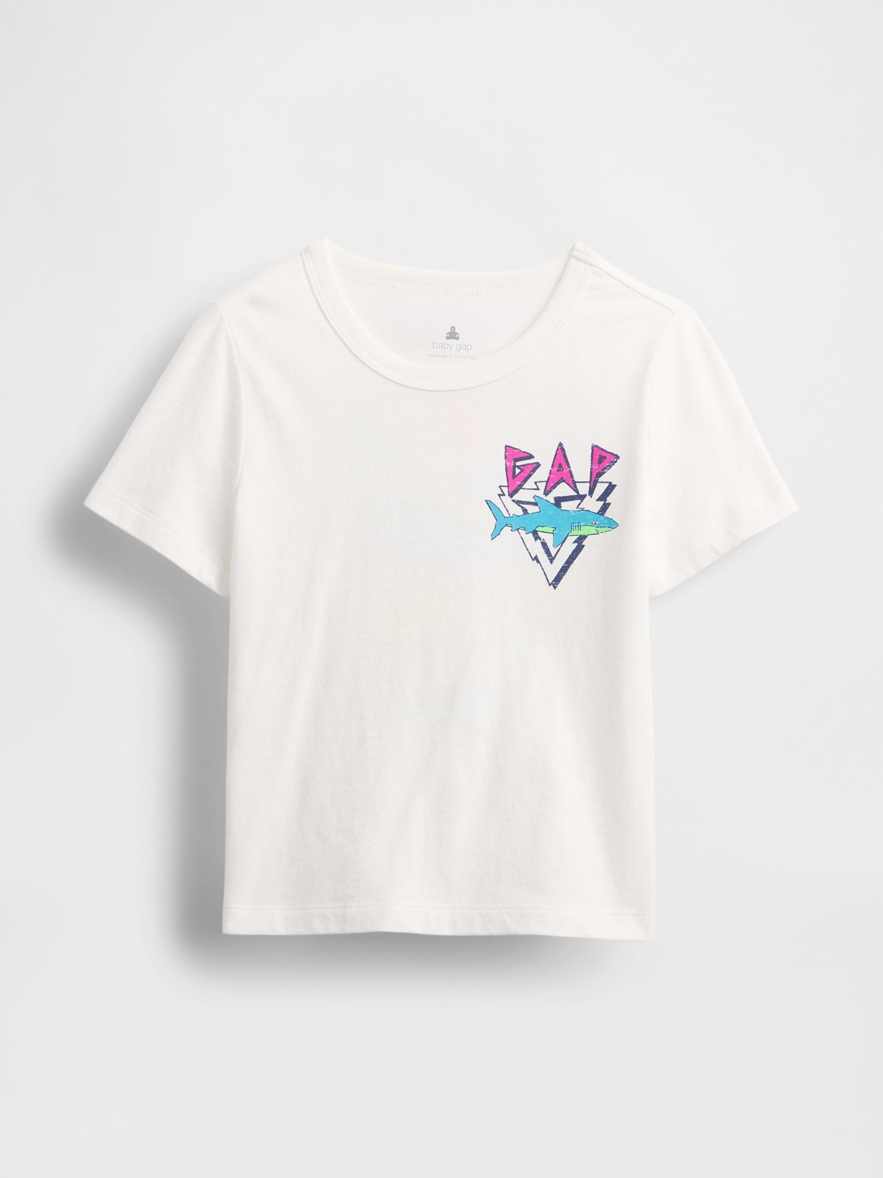 White Mix and Match Graphic Short Sleeve T-Shirt (6mths-5yrs) - Image 1 of 3