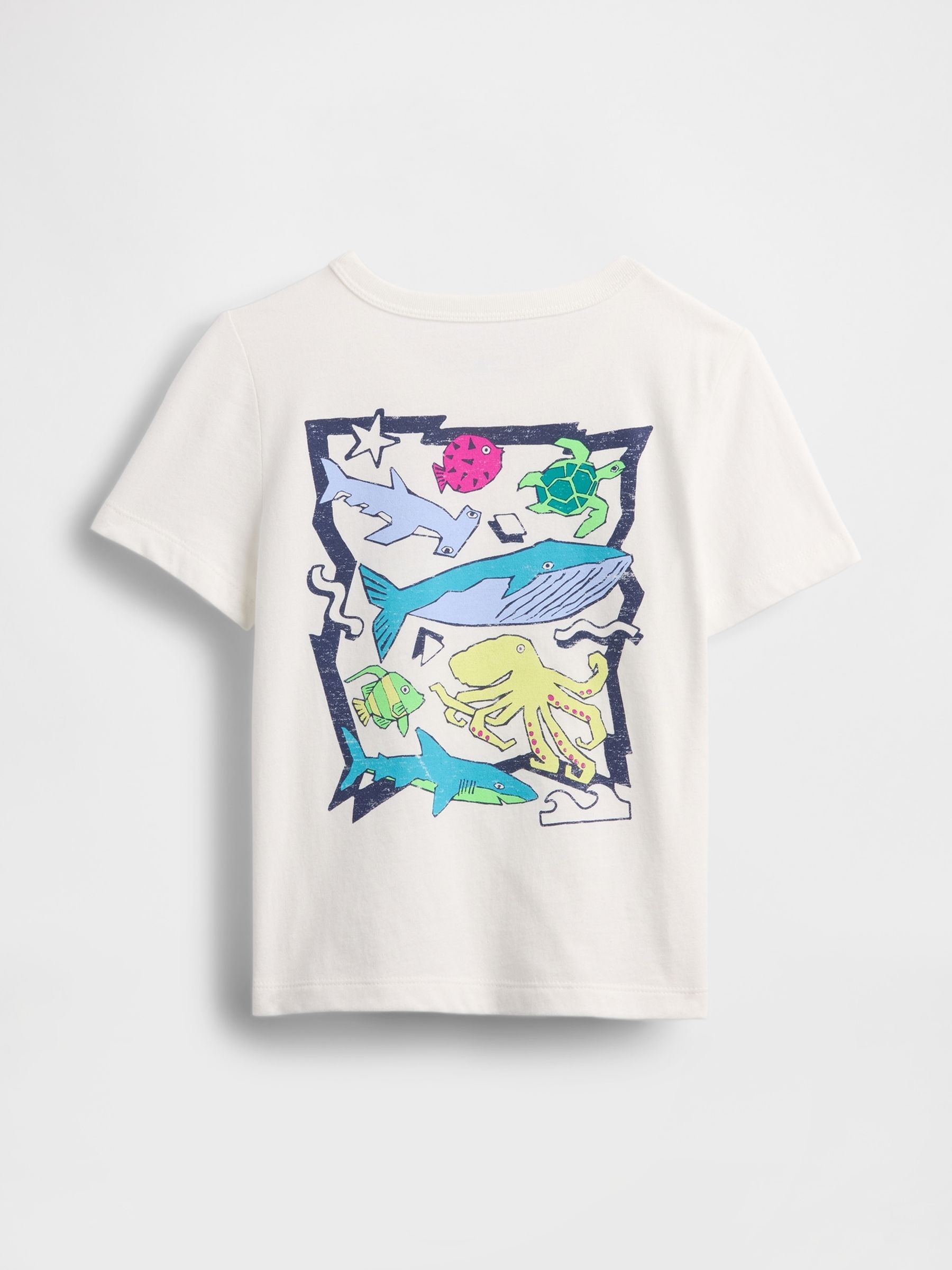 White Mix and Match Graphic Short Sleeve T-Shirt (6mths-5yrs) - Image 2 of 3
