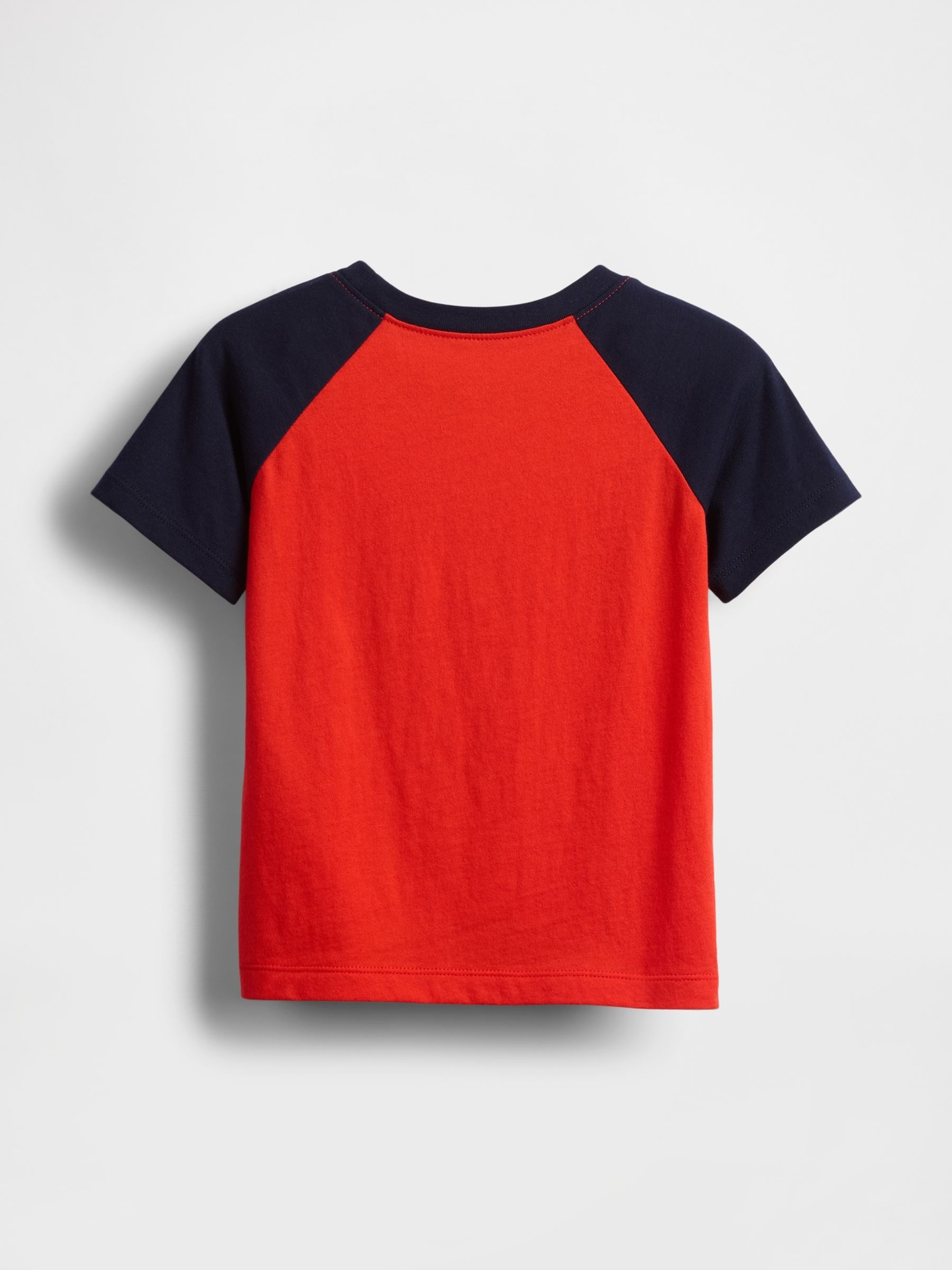 Red Shark Logo Colourblock T-Shirt (6mths-5yrs) - Image 2 of 3
