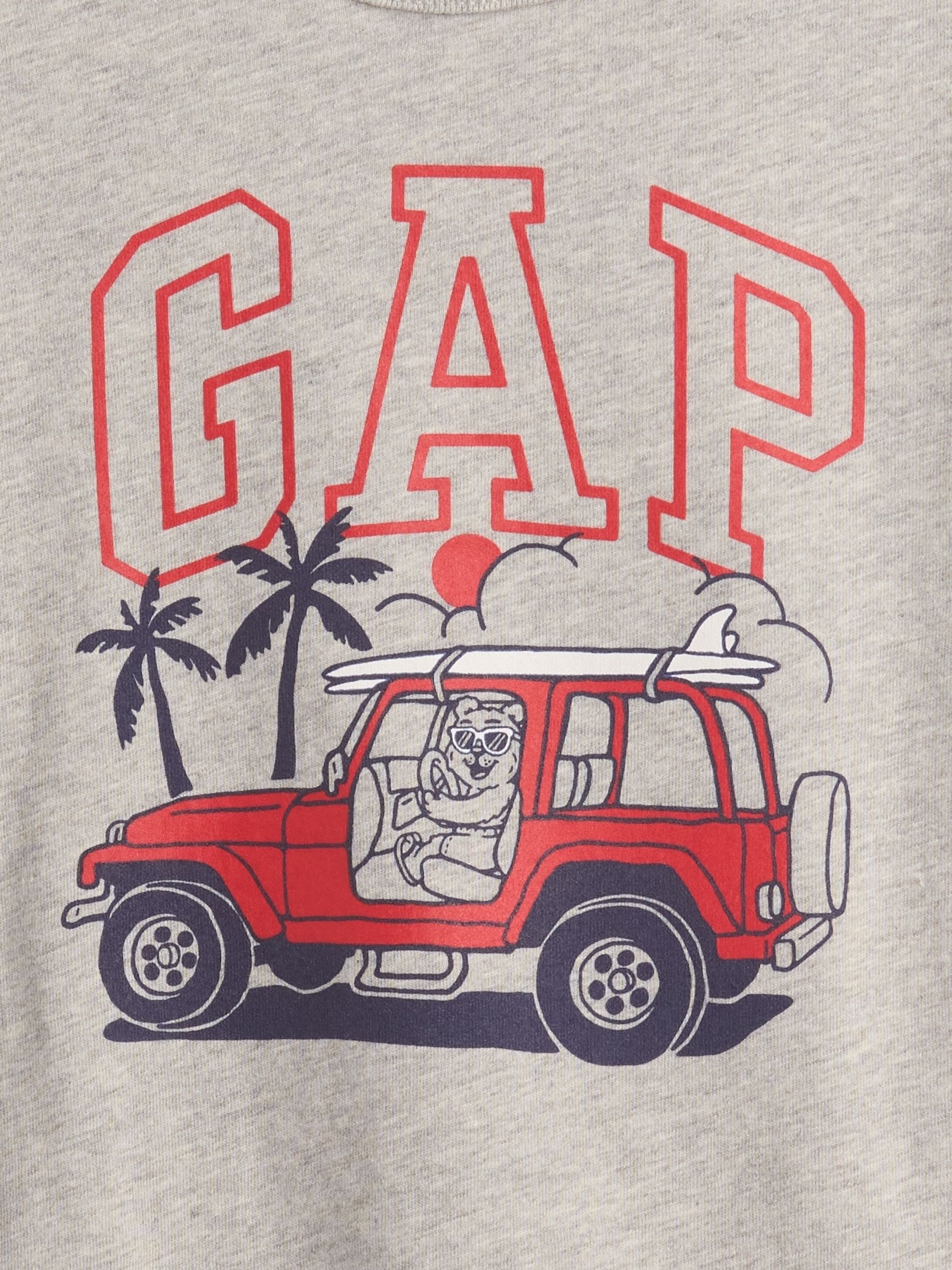 Grey Graphic Short Sleeve T-Shirt (6mths-5yrs) - Image 3 of 3