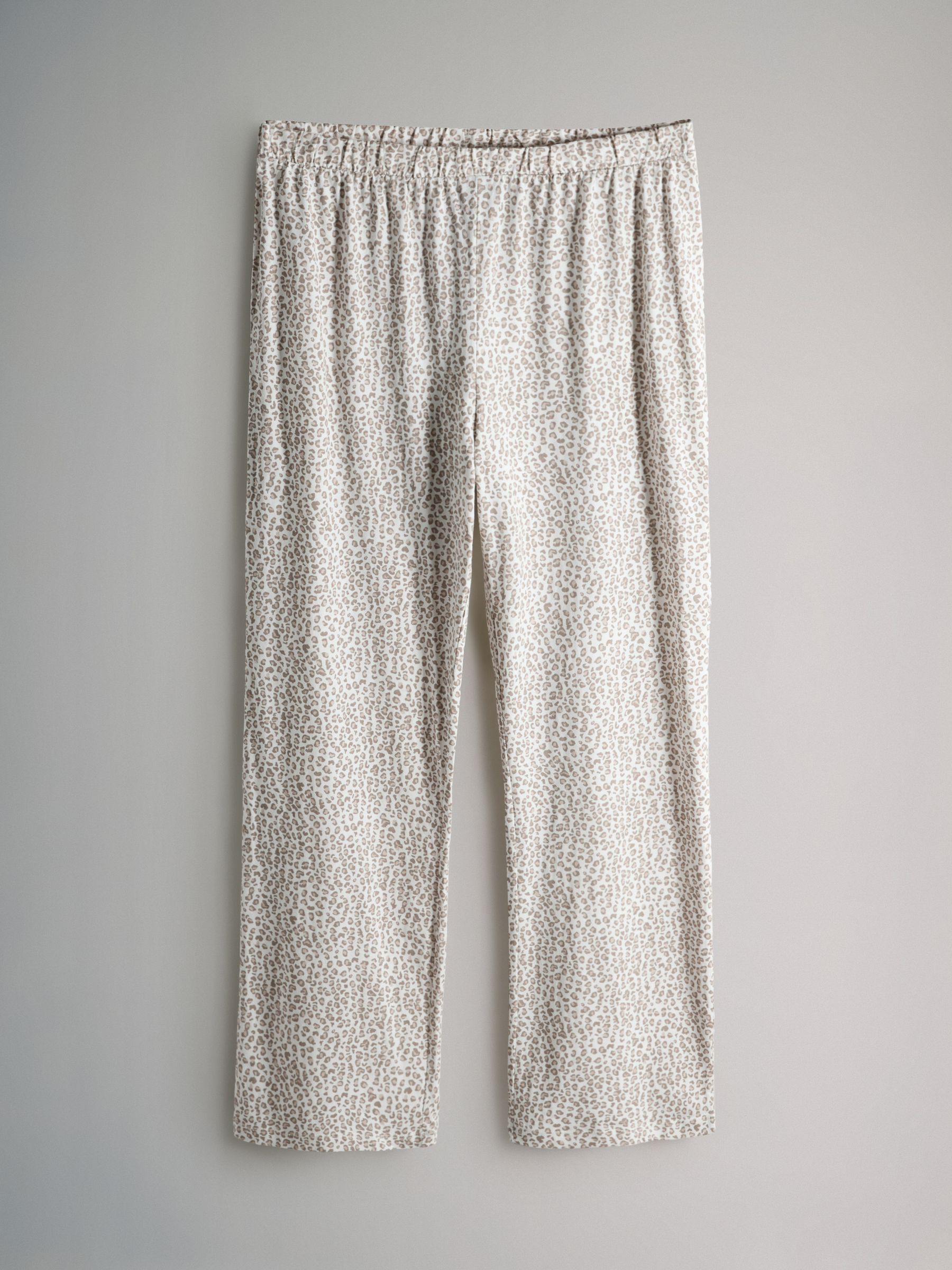 Brown/Navy/Animal 3 Pack Long Sleeve Long Leg Jersey Pyjamas - Image 3 of 9