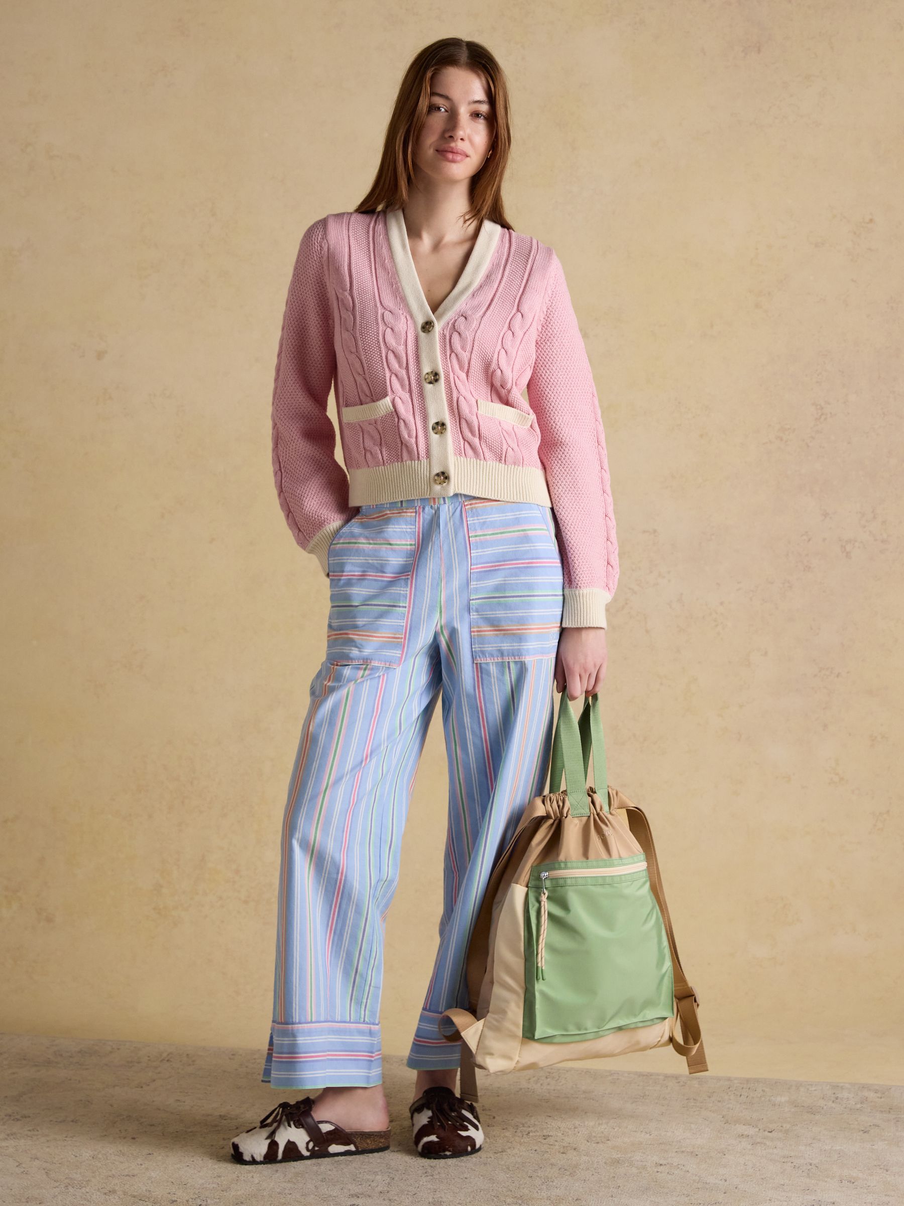 Peplow Green Ecru Rucksack - Image 3 of 7