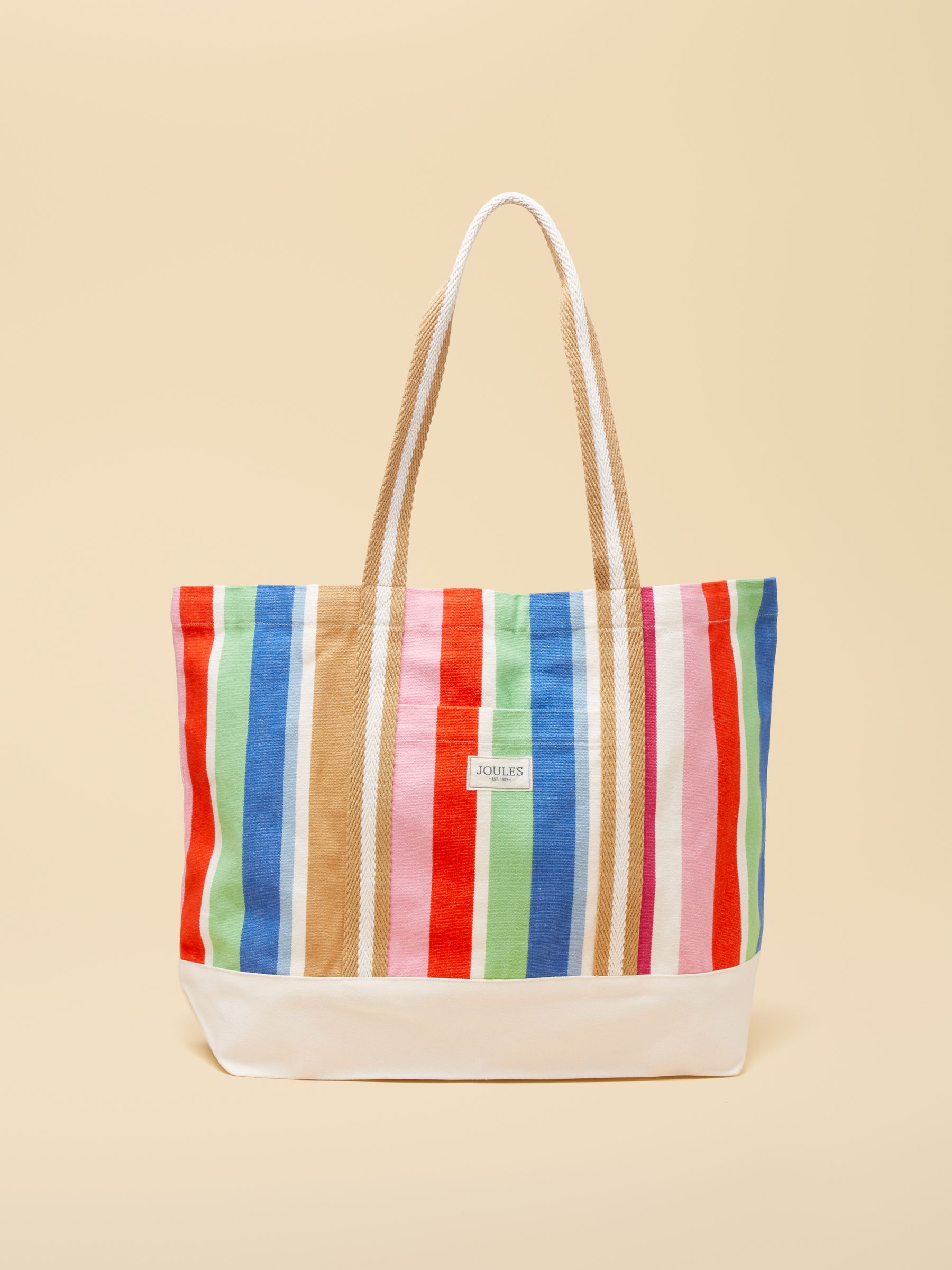 Promenade Multi Stripe Canvas Tote Bag - Image 1 of 8
