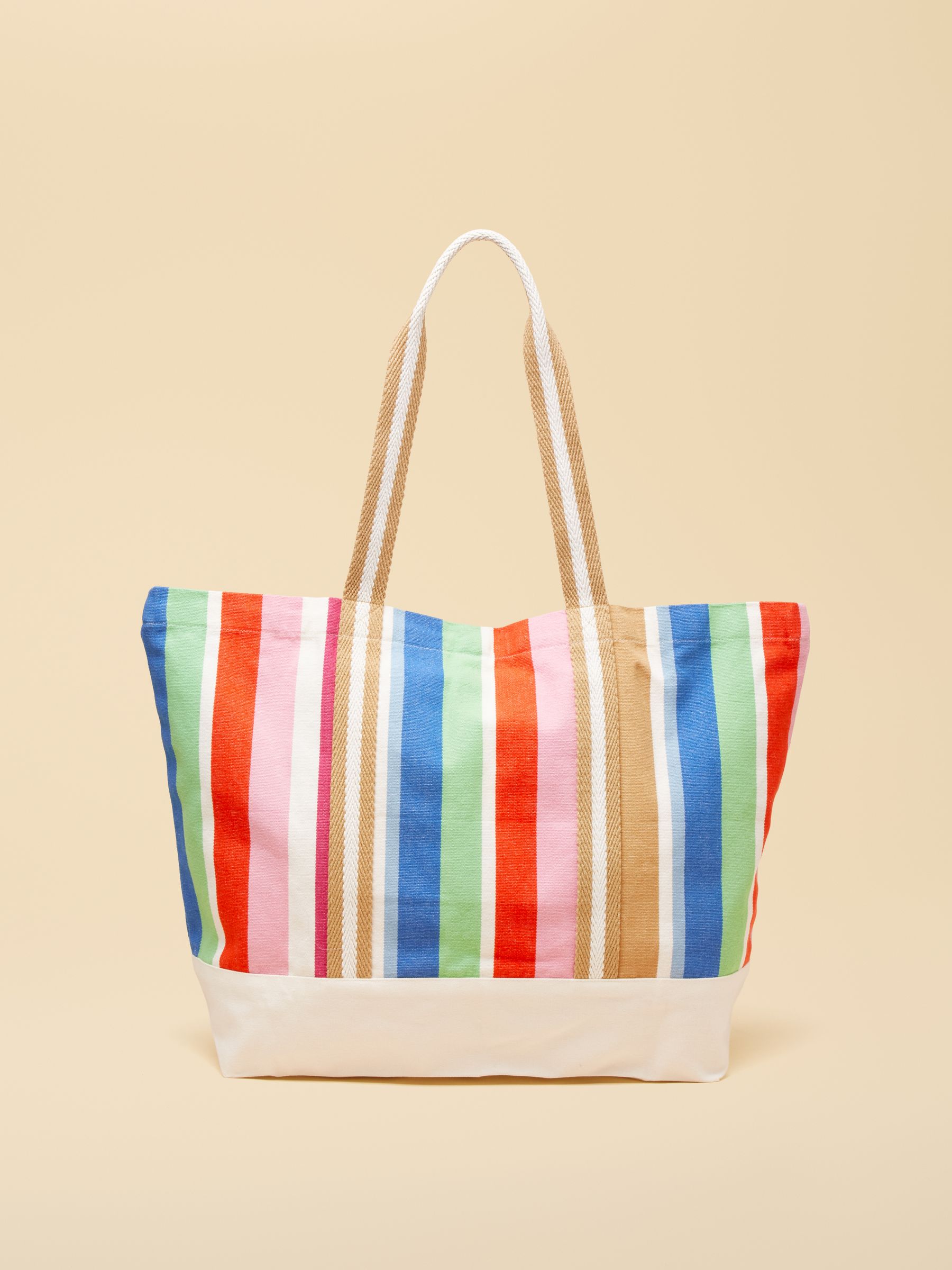 Promenade Multi Stripe Canvas Tote Bag - Image 6 of 8