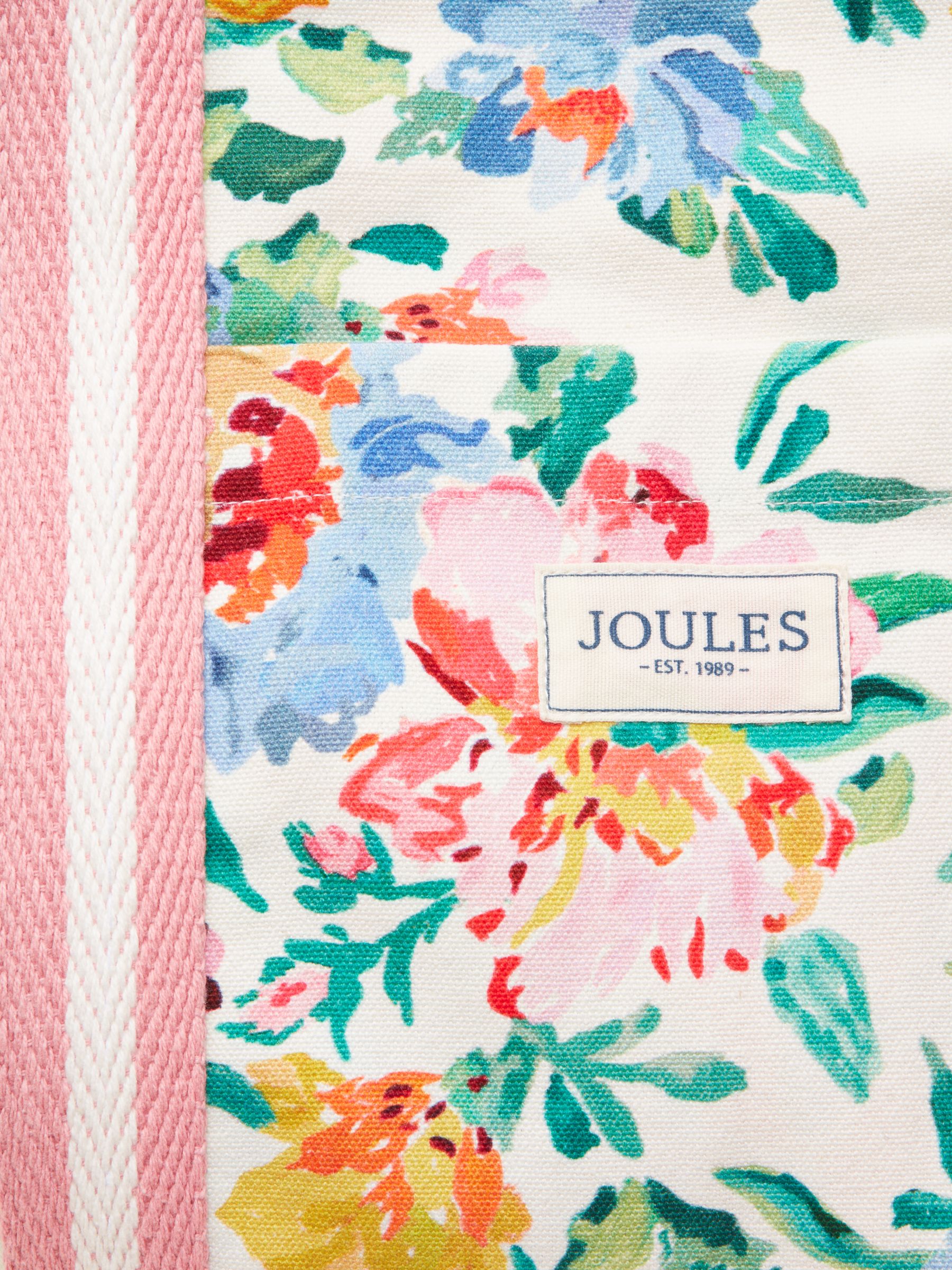 Promenade Floral Canvas Beach Tote Bag - Image 9 of 9 Promenade Floral Canvas Beach Tote Bag - Image 9 of 9