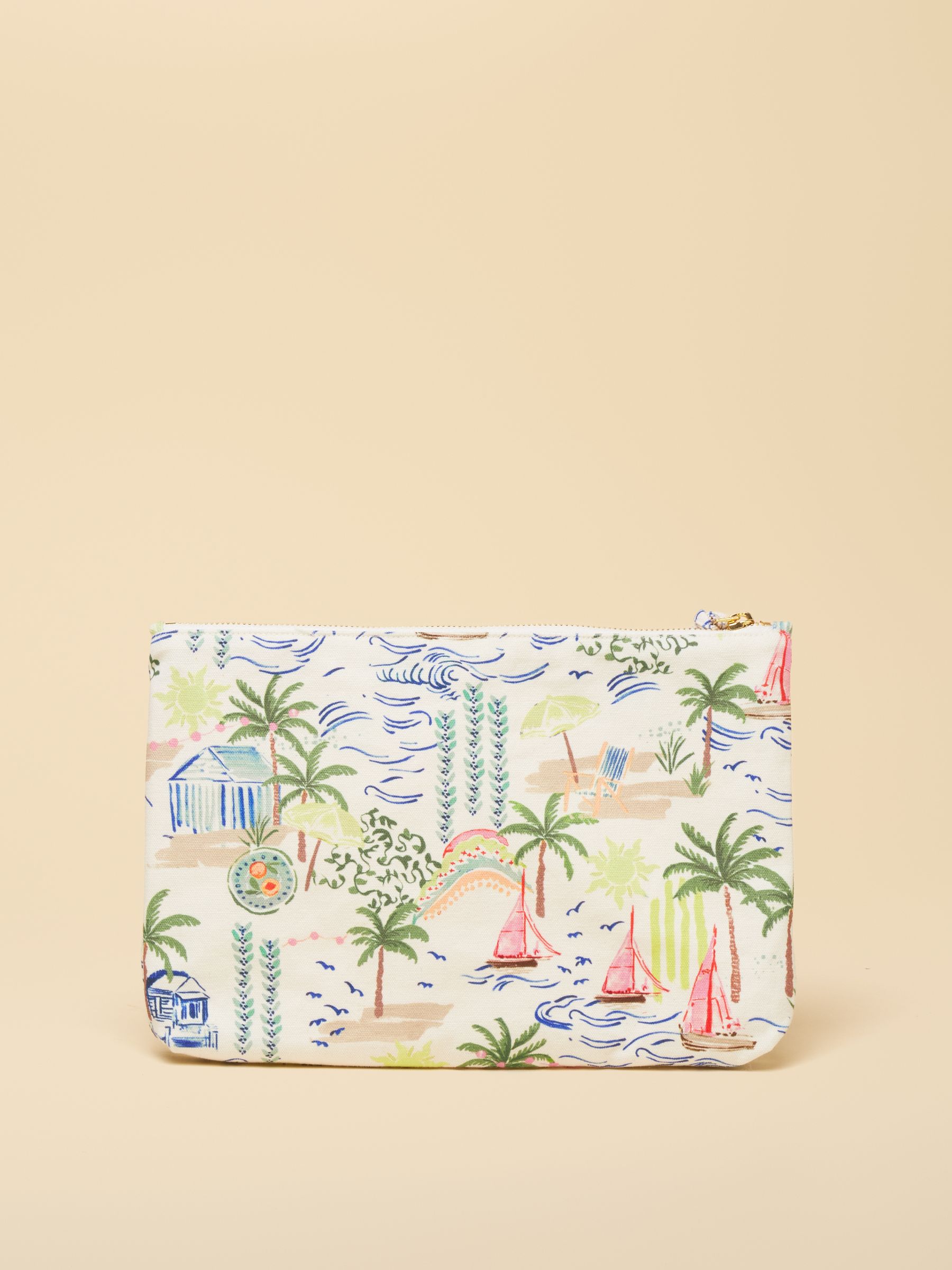 Carrywell Palm Print Printed Pouch - Image 3 of 5