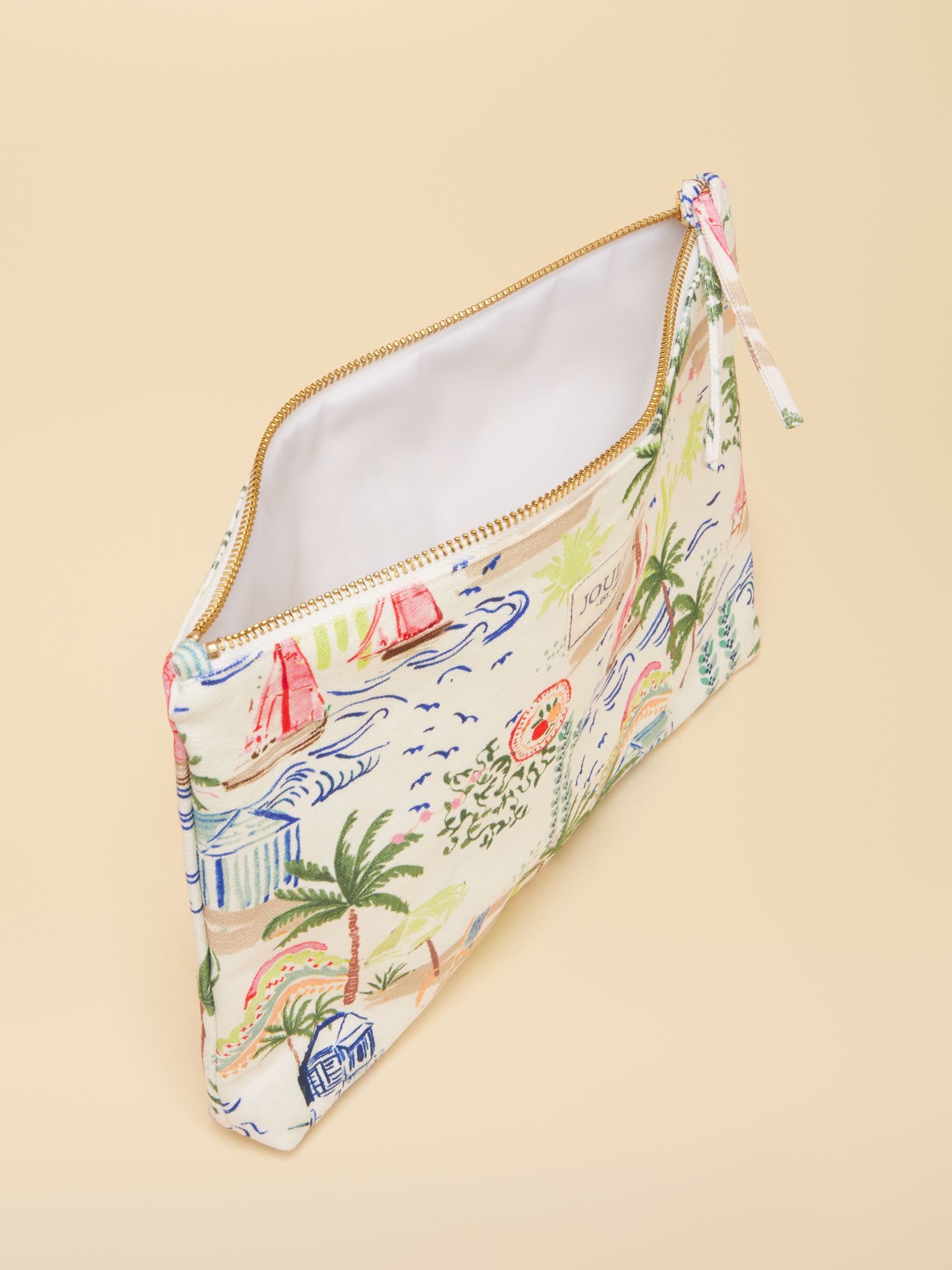 Carrywell Palm Print Printed Pouch - Image 5 of 5 Carrywell Palm Print Printed Pouch - Image 5 of 5