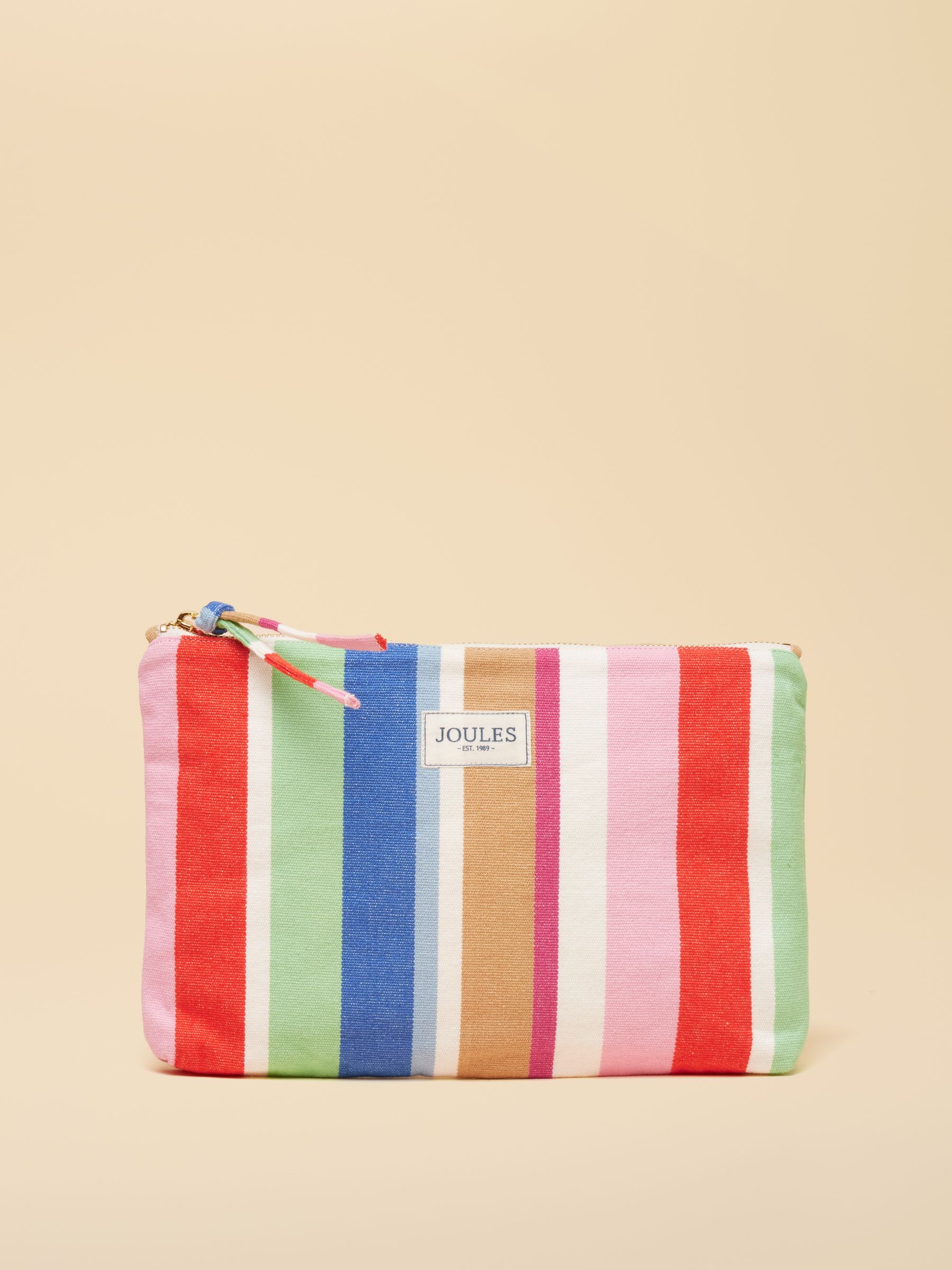 Carrywell Multi Stripe Printed Pouch - Image 1 of 5