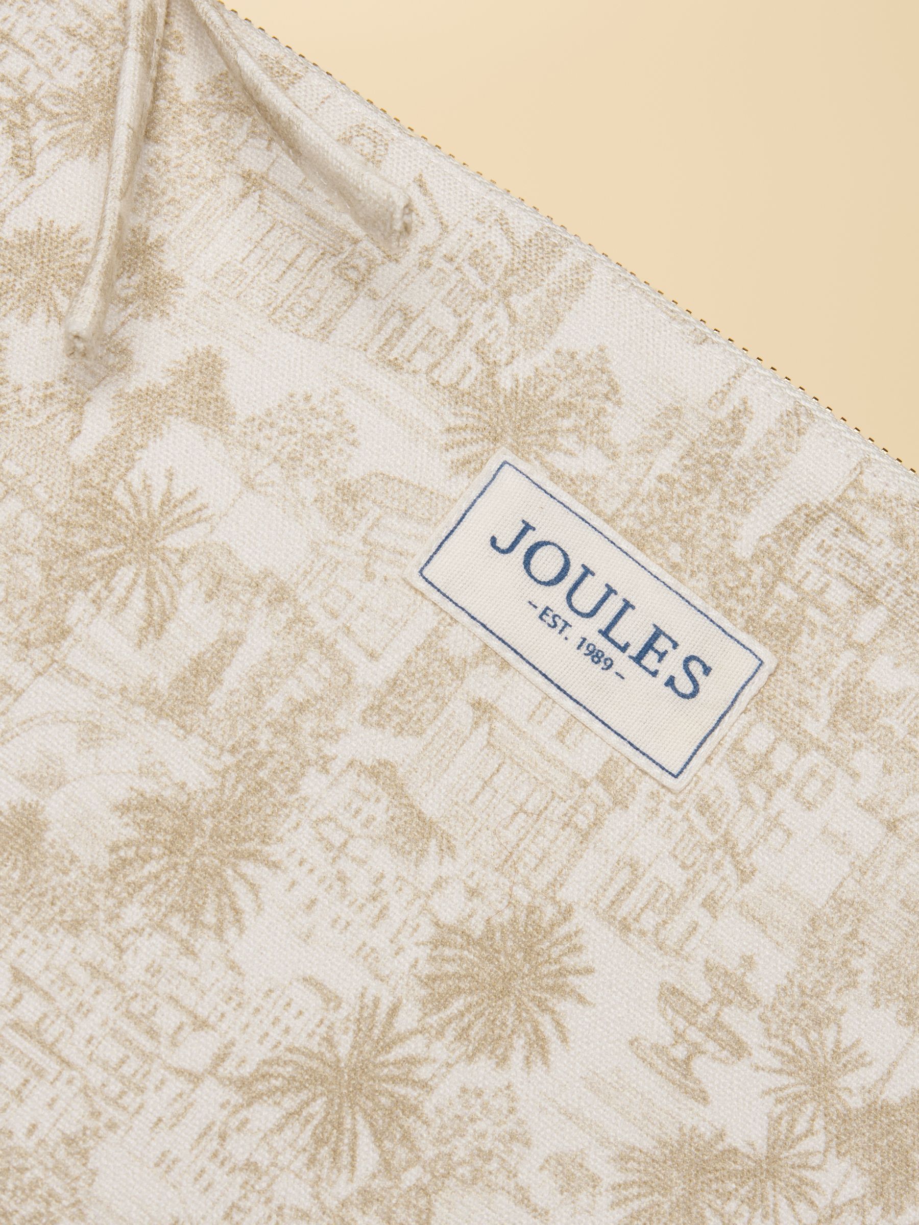 Carrywell Neutral Toile De Jouy Printed Pouch - Image 4 of 5