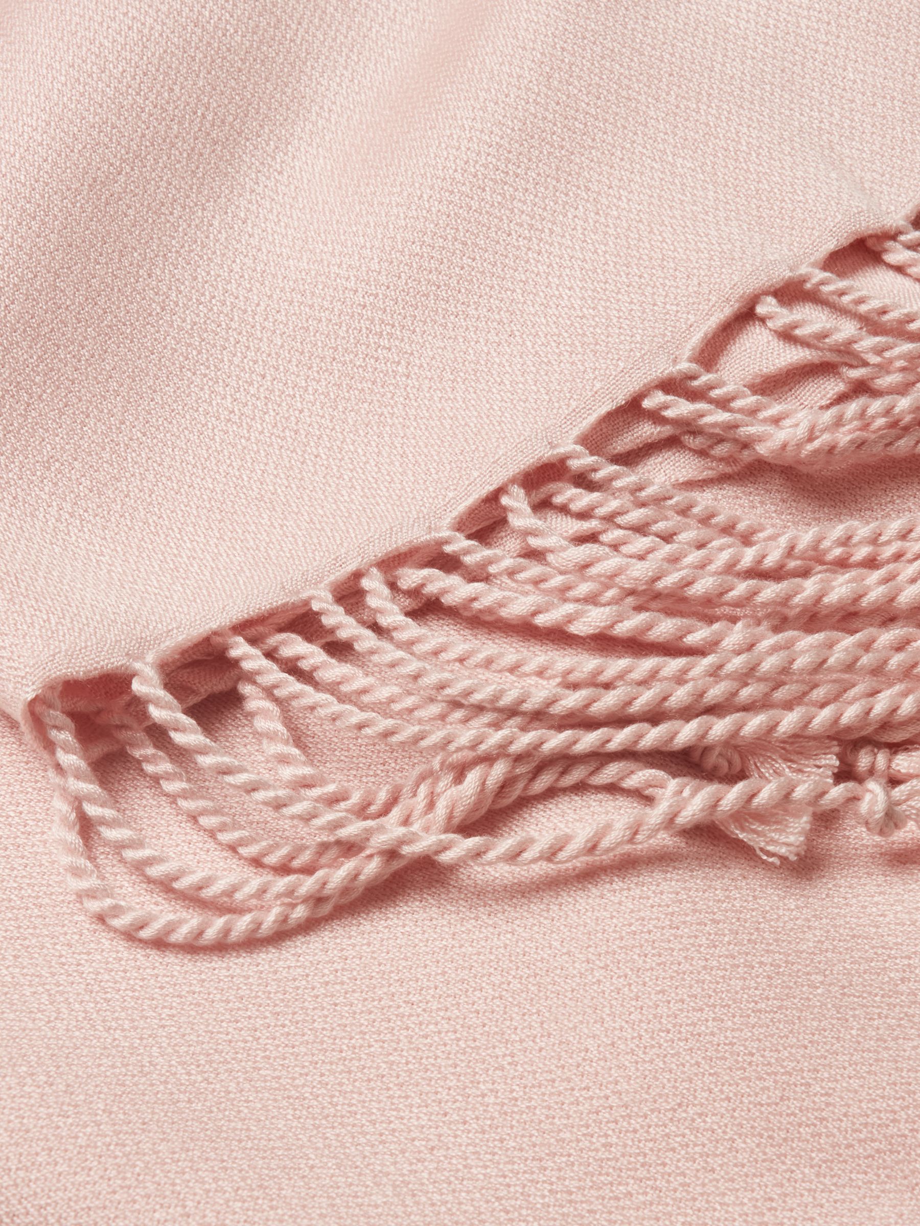 Ascot Pink Wrap Scarf - Image 4 of 6