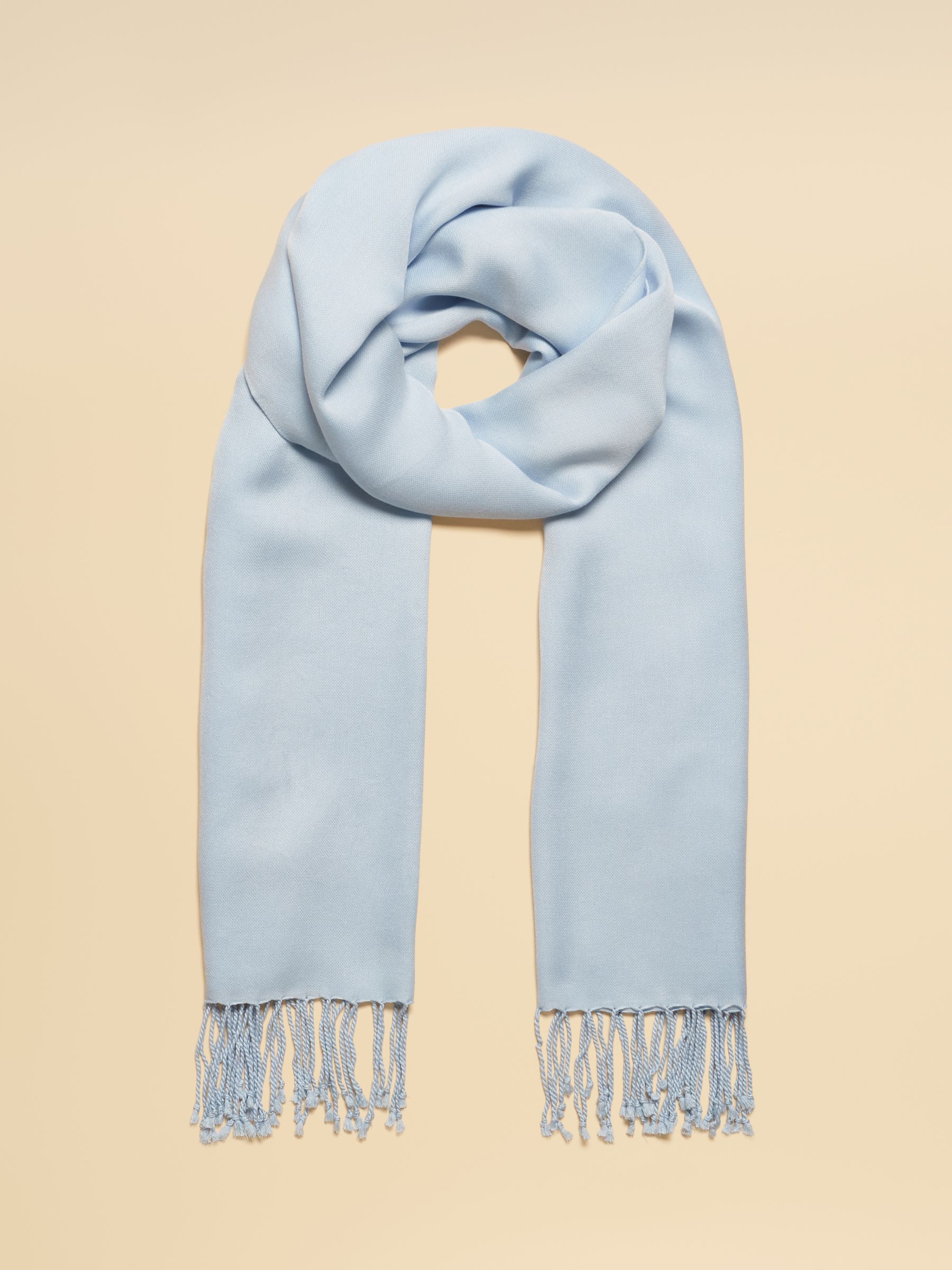 Ascot Blue Large Lightweight Wrap Scarf - Image 1 of 6 Ascot Blue Large Lightweight Wrap Scarf - Image 1 of 6