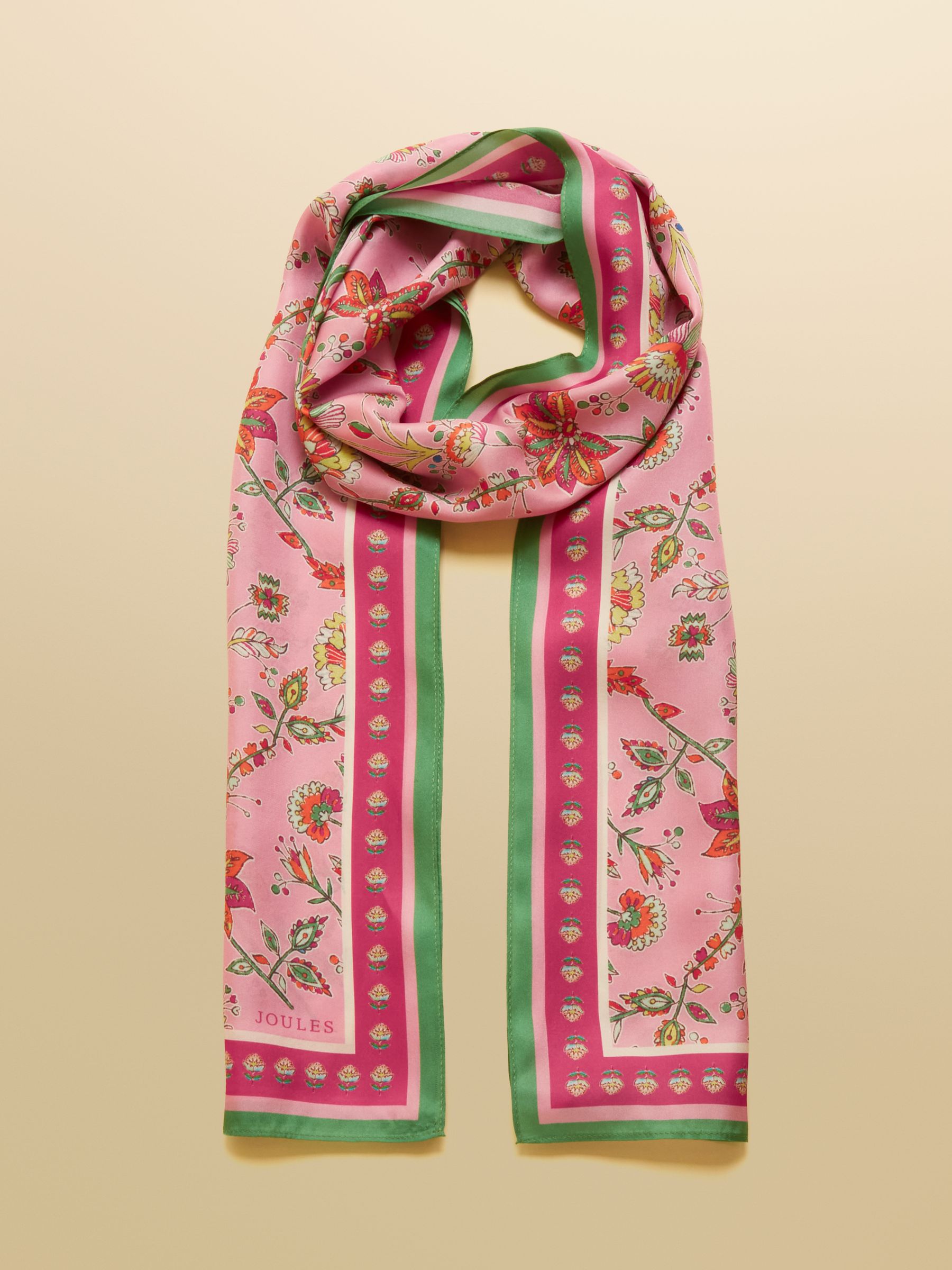 Windsor Pink Silk Scarf - Image 1 of 8